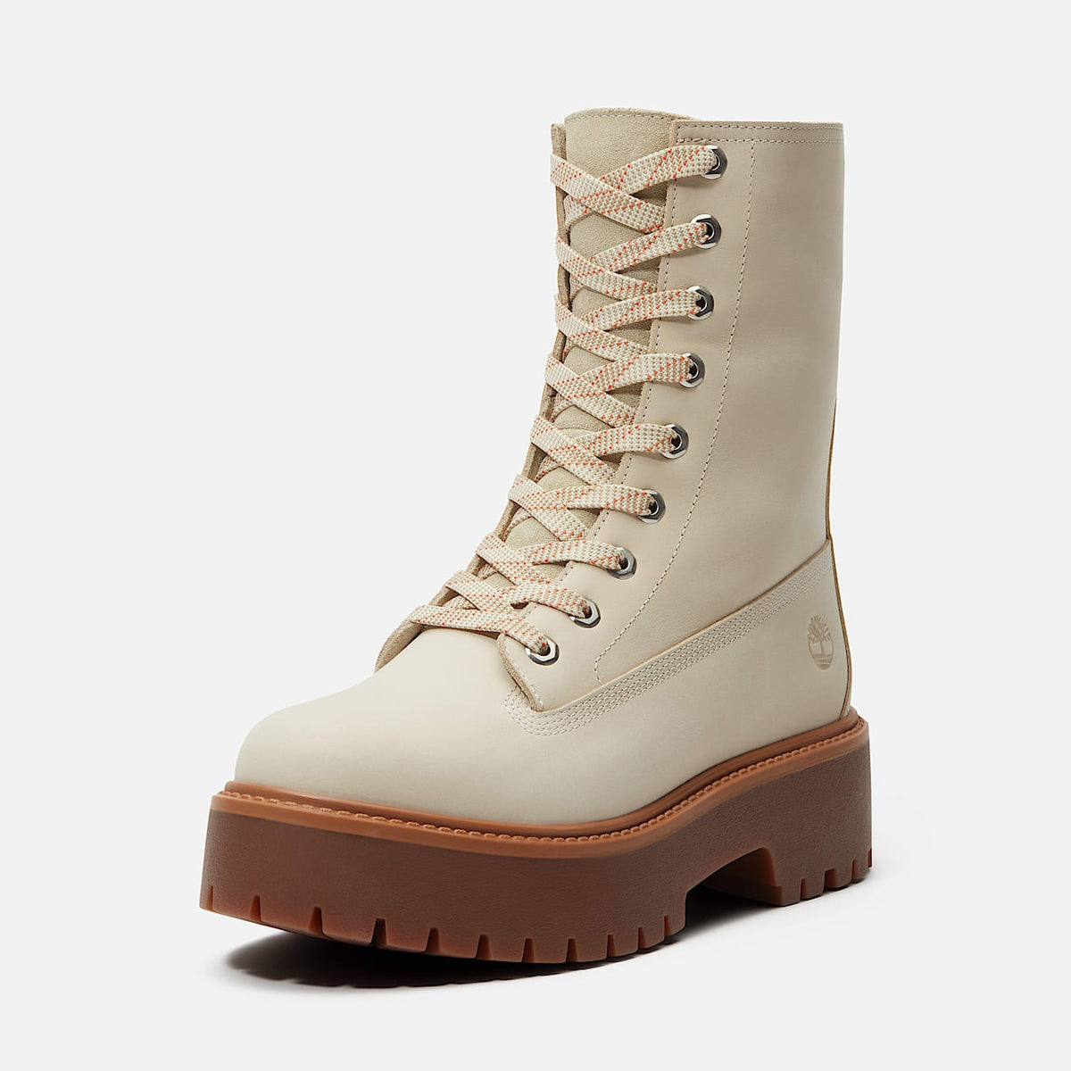 Stivale con Plateau Stone Street Mid da Donna in beige chiaro<BR/> TB0A5SAH EN71 TIMBERLAND