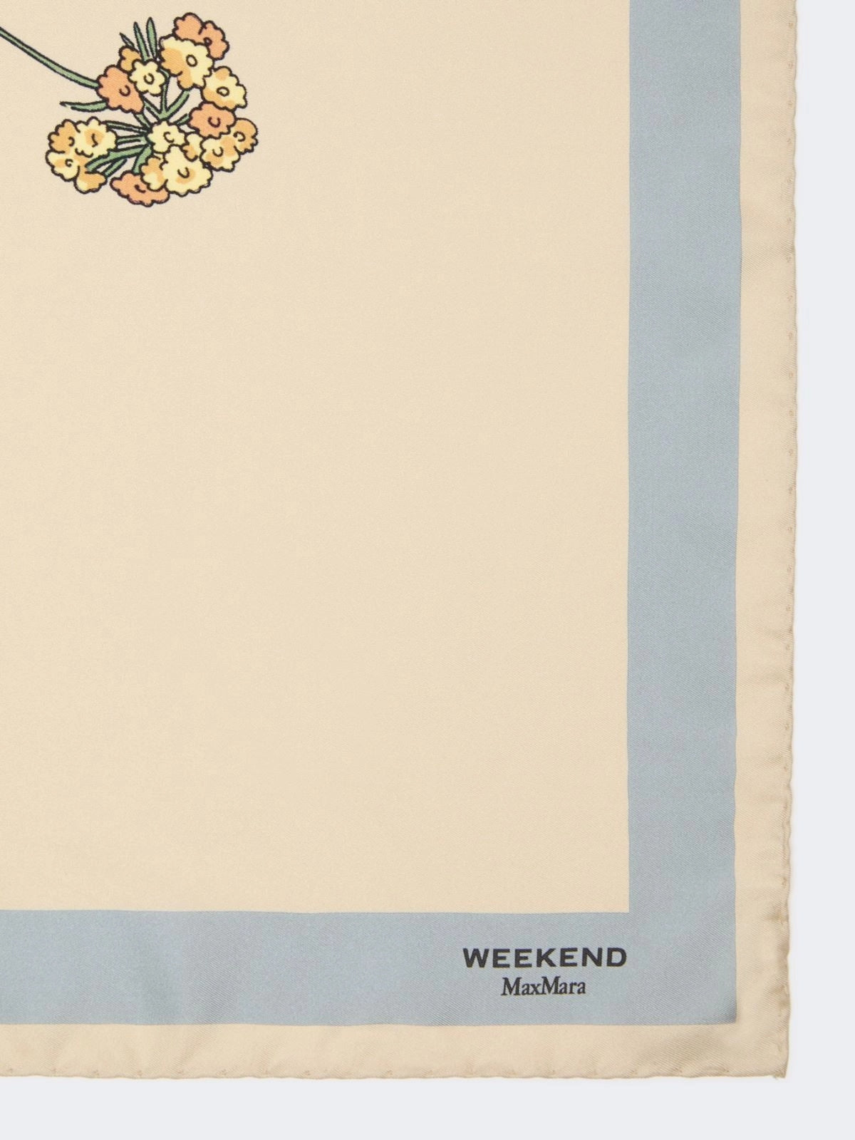 WEEKEND Foulard in twill di seta fantasia - BEIGE WKAONESTORING 001 WEEKEND