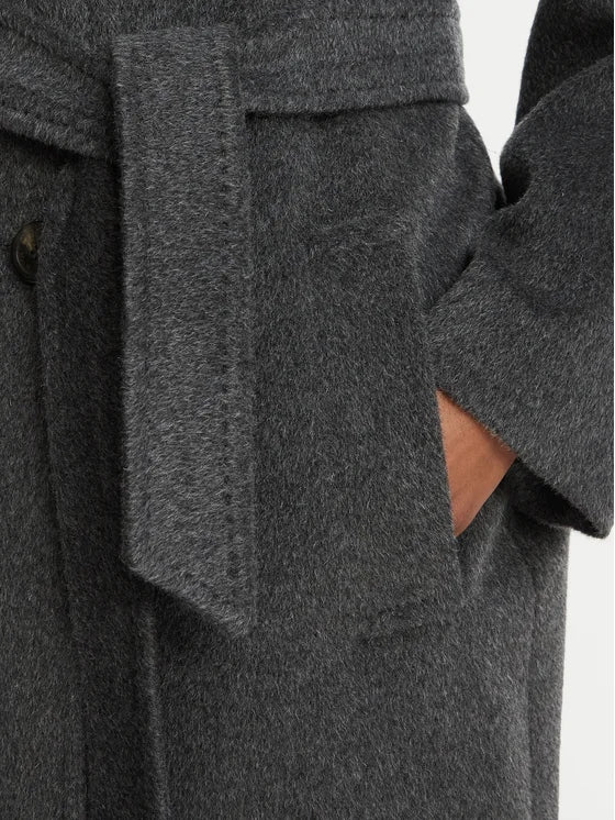 Cappotto lungo in orsetto di lana e alpaca WKDBRONTE 033 WEEKEND