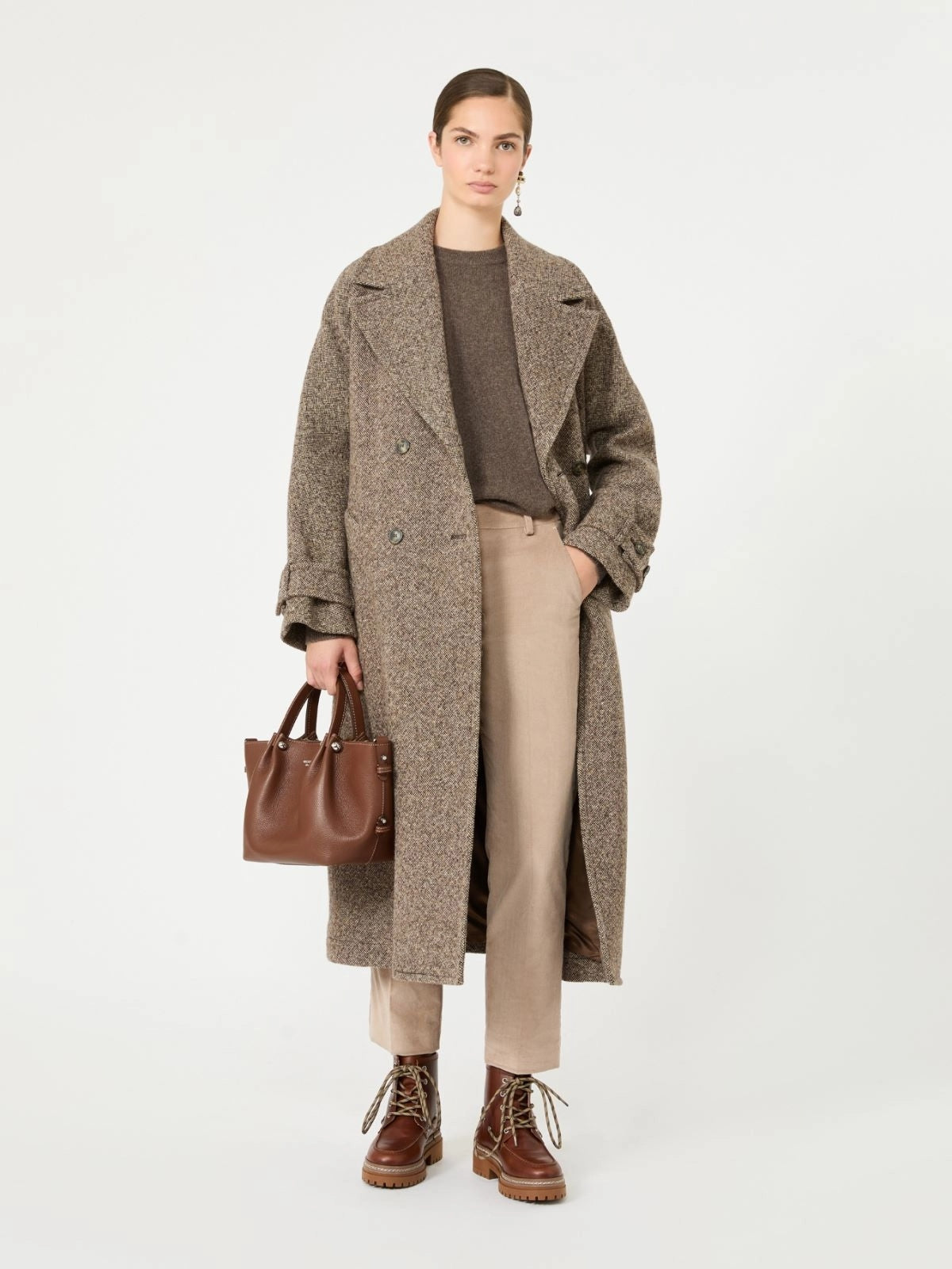 Pantalone crop in velluto di cotone - SABBIA WKDMARRUCA 004 WEEKEND