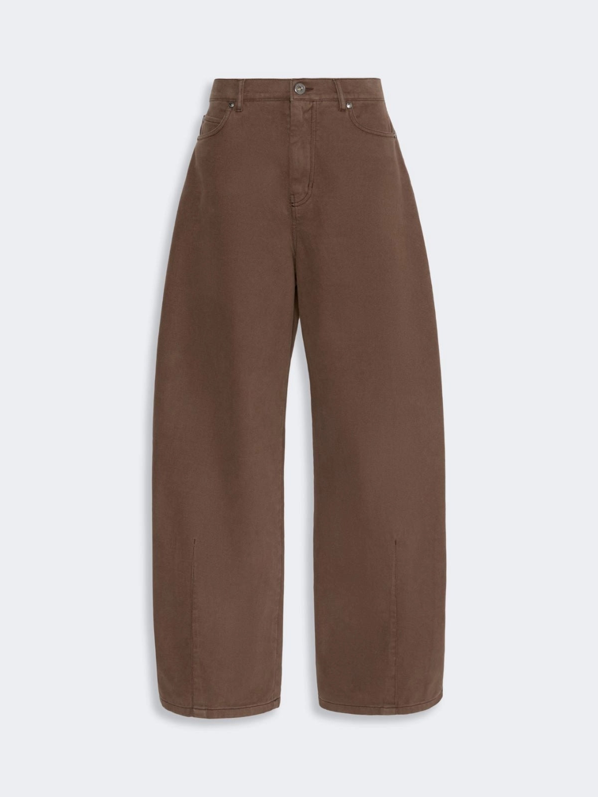 Pantalone in drill di cotone - MARRONE<BR/> WKDORDINE 003 WEEKEND