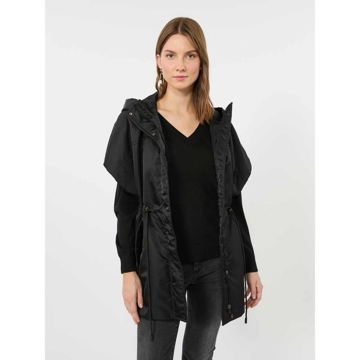 Gilet imbottito in twill antigoccia - NERO WKDORIGANO 001 WEEKEND