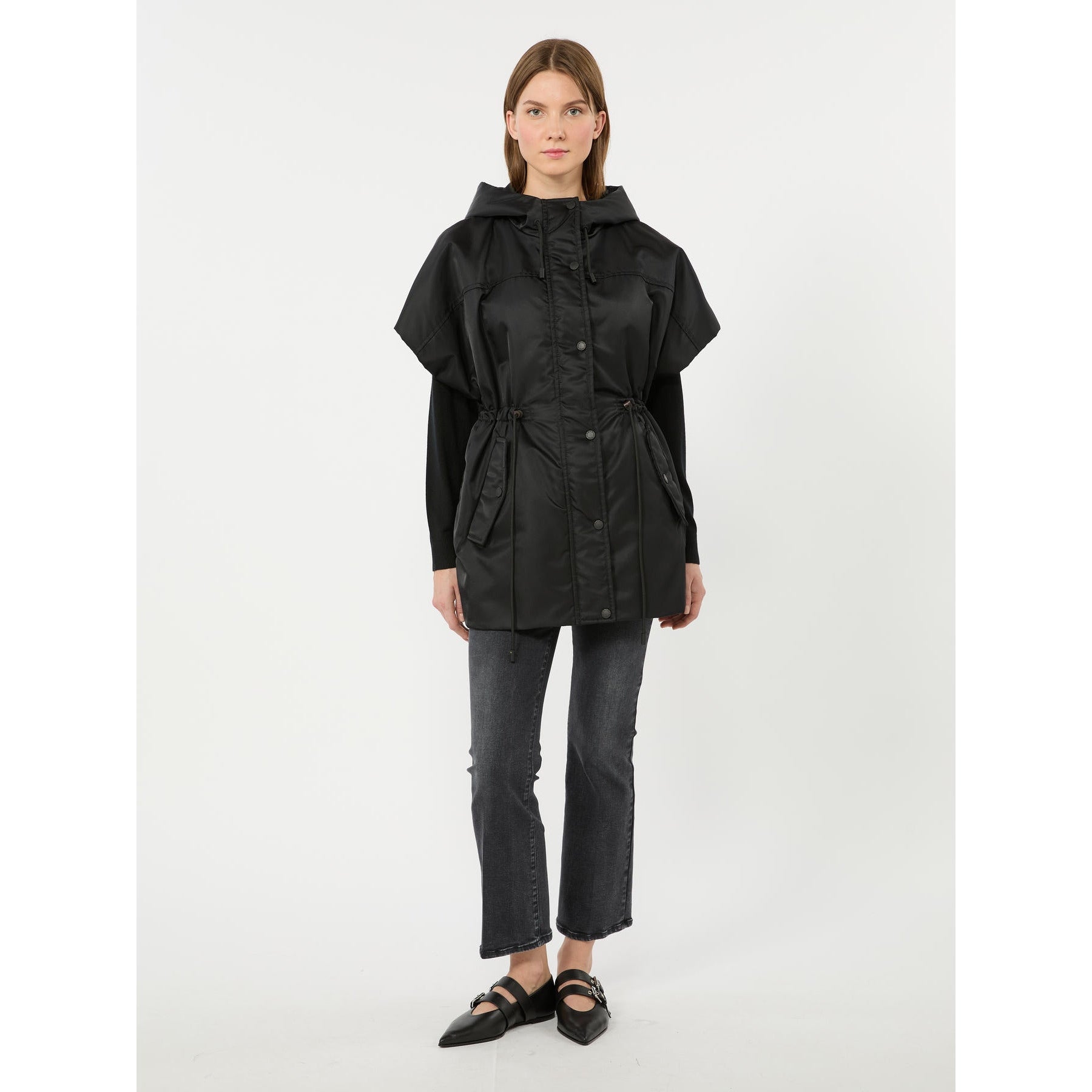Gilet imbottito in twill antigoccia - NERO WKDORIGANO 001 WEEKEND