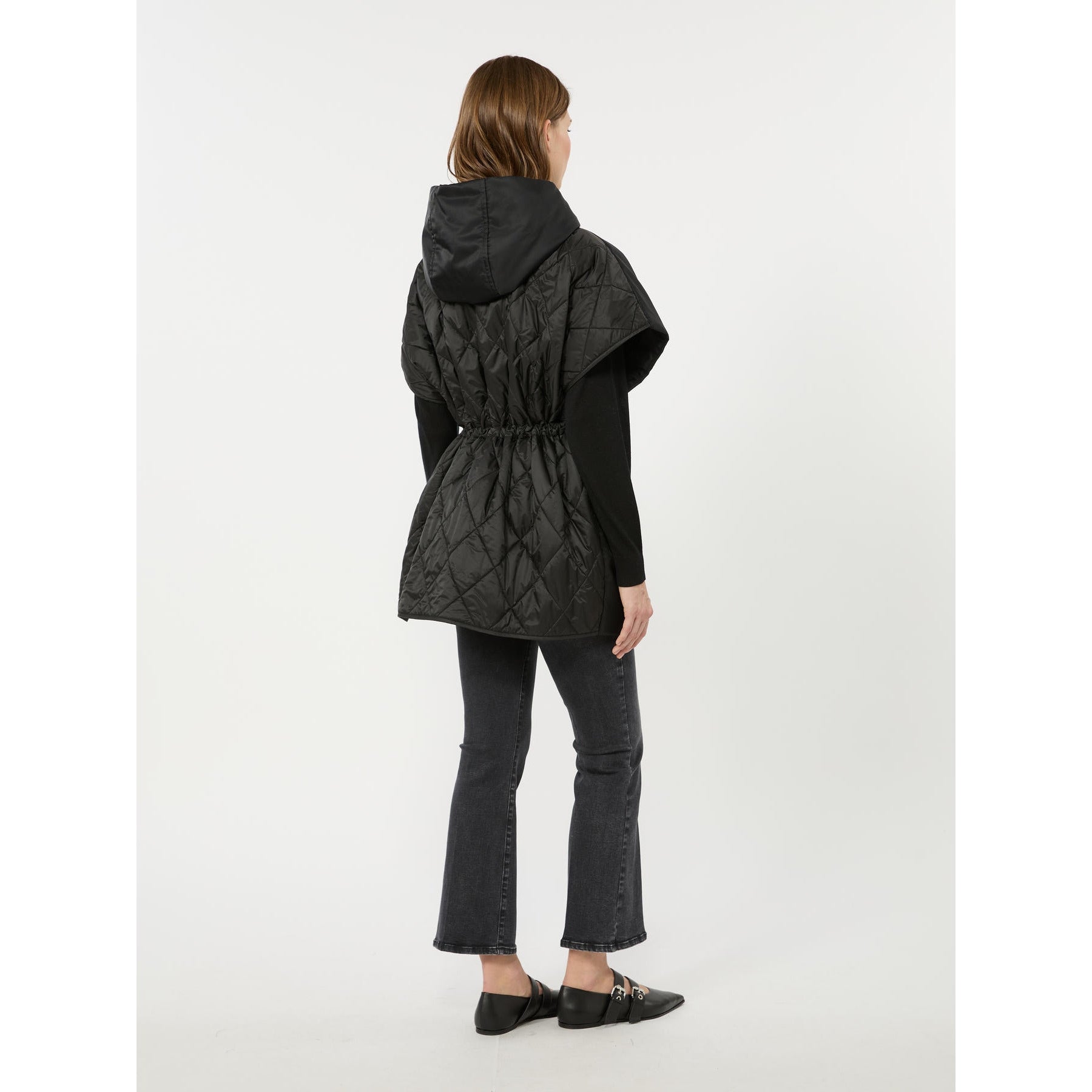 Gilet imbottito in twill antigoccia - NERO WKDORIGANO 001 WEEKEND