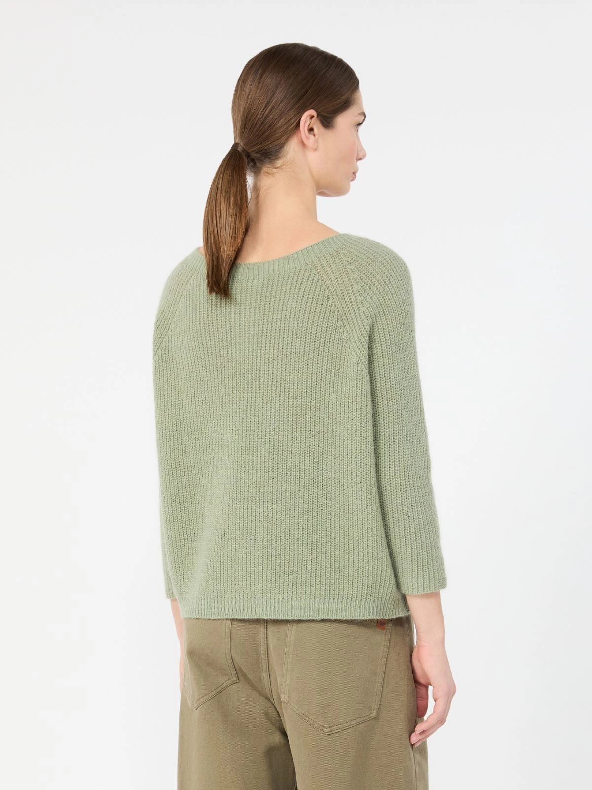 weekend Maglia in filato di misto mohair - VERDE SALVIA WKDXENO 002 WEEKEND