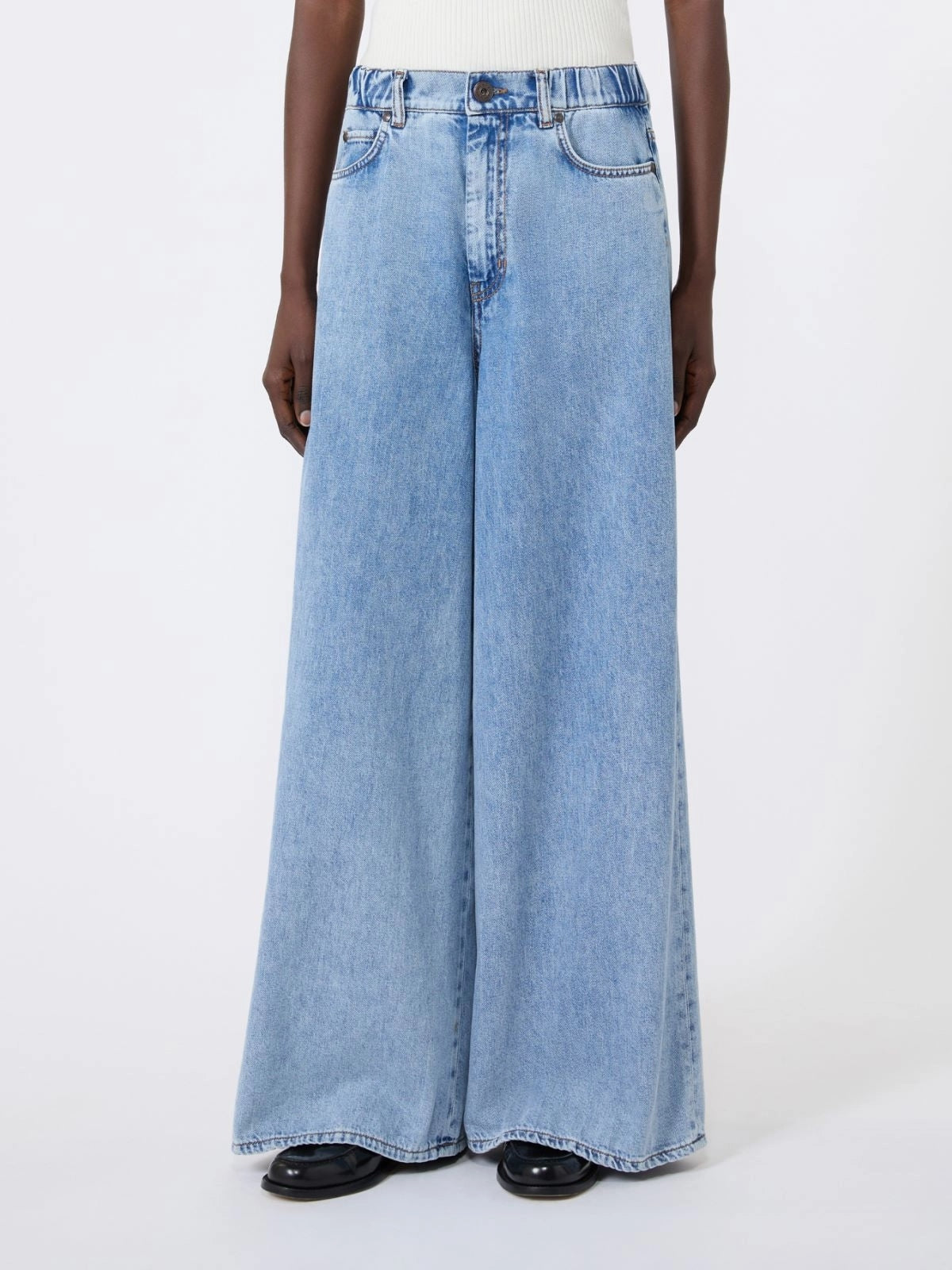 WEEKEND Jeans lungo in denim di cotone - BLUE JEANS<BR/> WKDZATTERA 038 WEEKEND