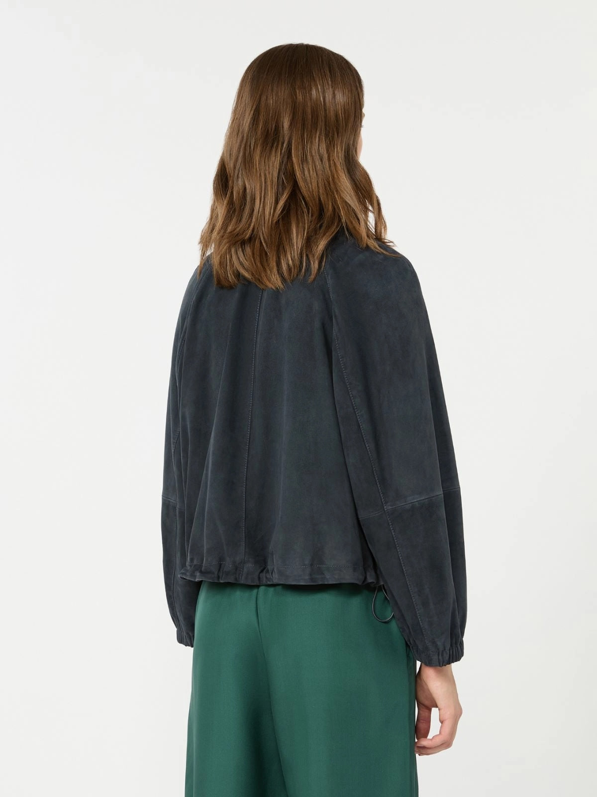WEEKEND Giacca in suede - BLU<BR/> WKDZUPPA 003 WEEKEND