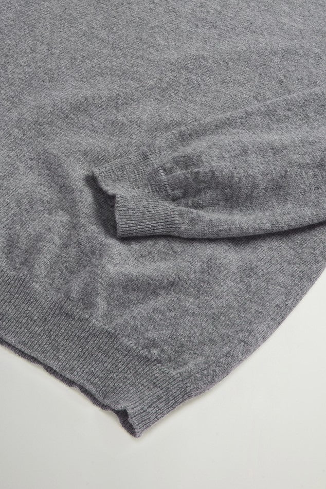 Maglione girocollo in pura lana vergine<BR/> CFWOKN2063MRUF5094 185 WOOLRICH