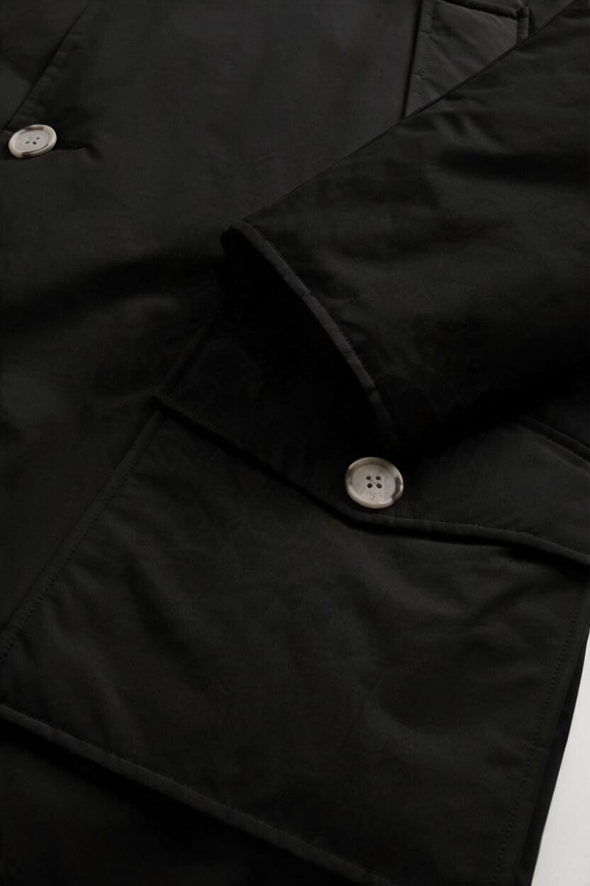Arctic Parka in Ramar Cloth con pelliccia removibile<BR/> CFWOOU0482MBUT0001 BLK WOOLRICH