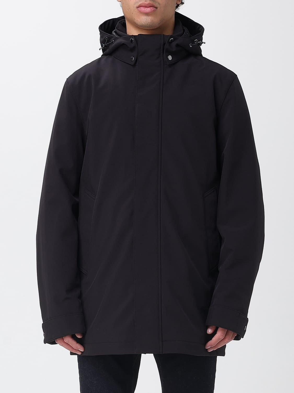 Parka Woolrich in nylon con cappuccio CFWOOU2017MBUT3496 100 WOOLRICH