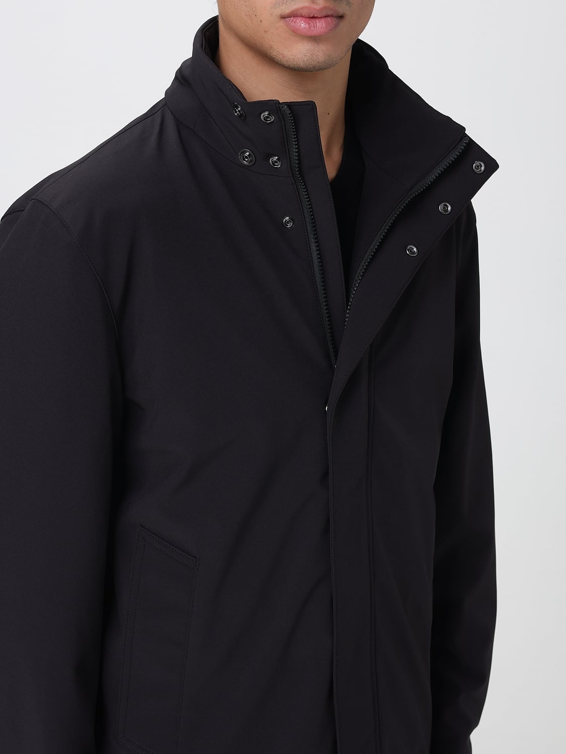 Parka Woolrich in nylon con cappuccio CFWOOU2017MBUT3496 100 WOOLRICH