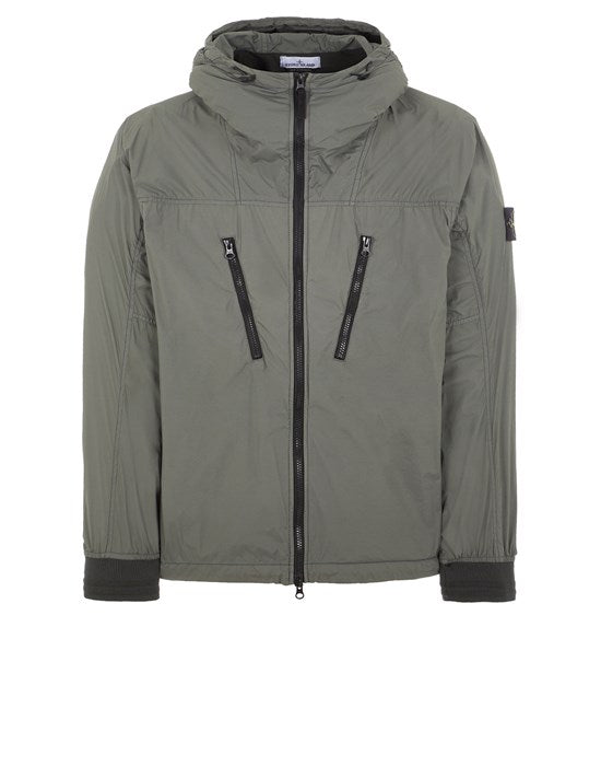 Giacca con cappuccio impacchettabile 801540425 V0059 STONE ISLAND