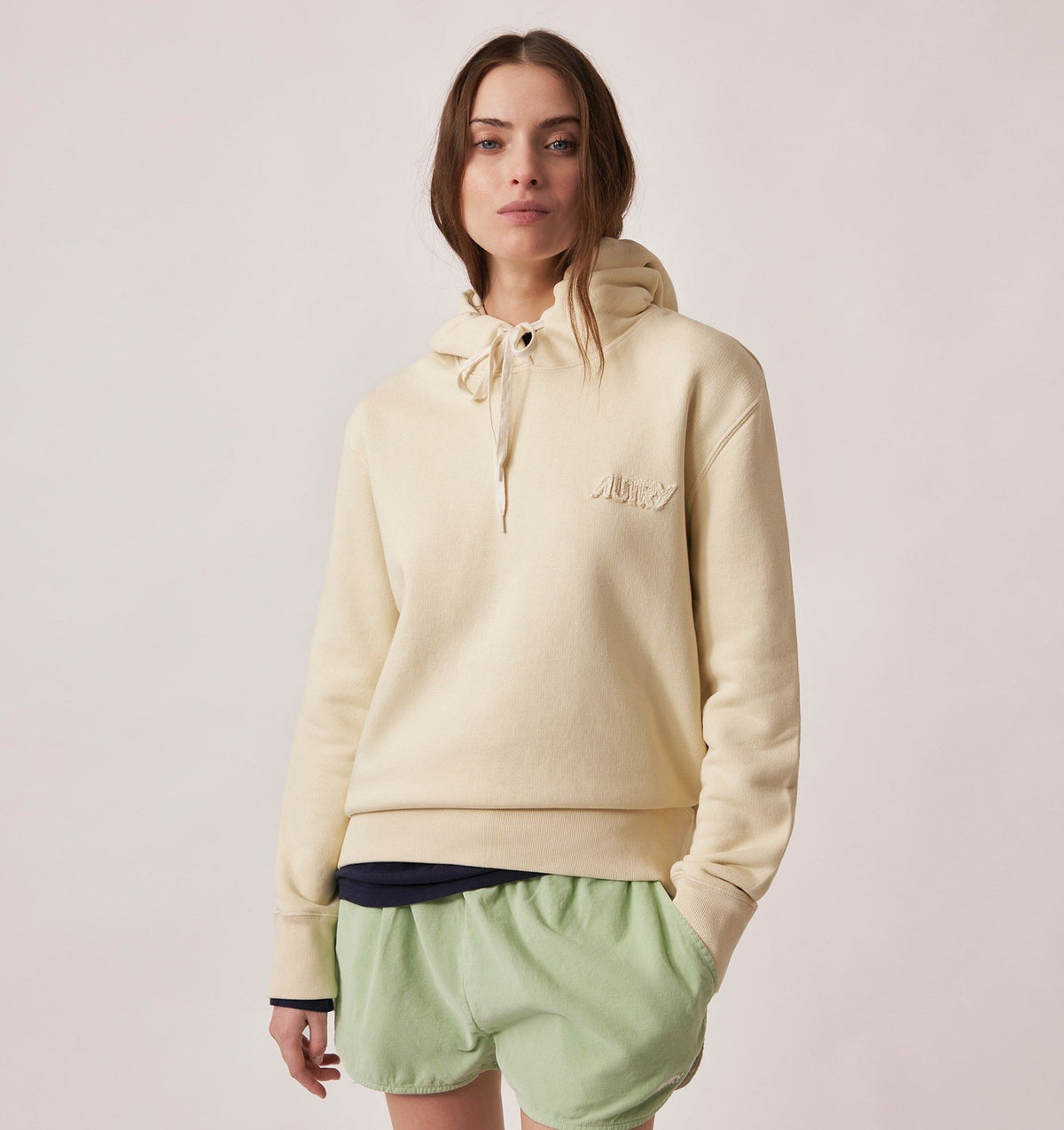 FELPA CON CAPPUCCIO E LOGO IN TONO HOPW 77JS AUTRY ACTION SHOES