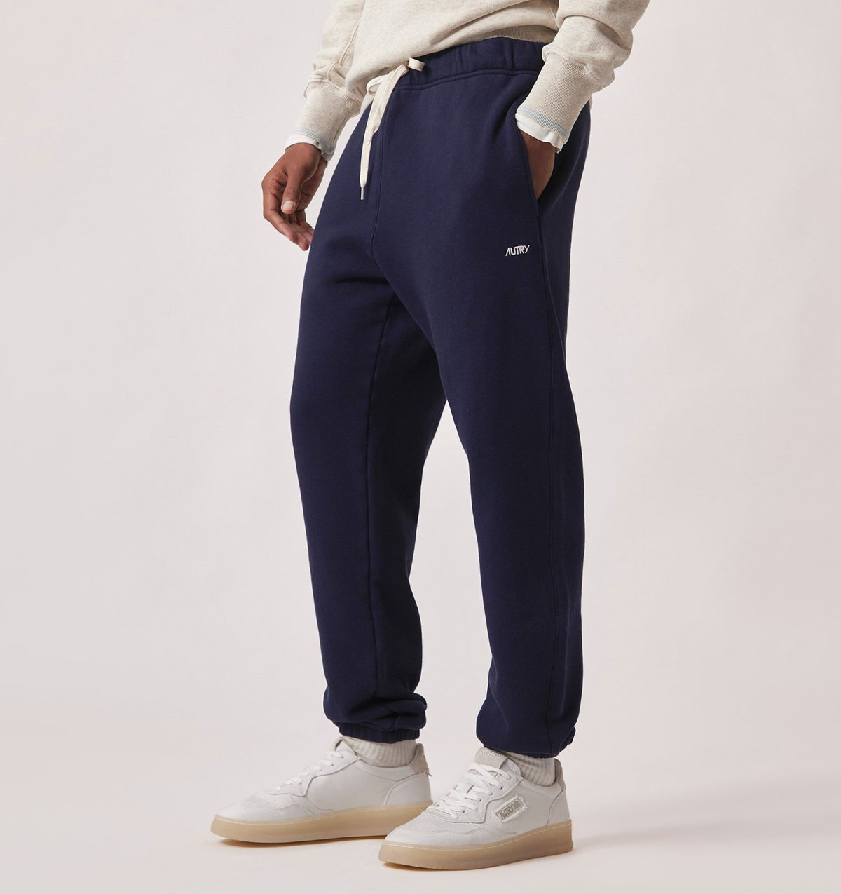 PANTALONE TUTA LOGO AUTRY RICAMATO<BR/> SPPM A3JB AUTRY ACTION SHOES