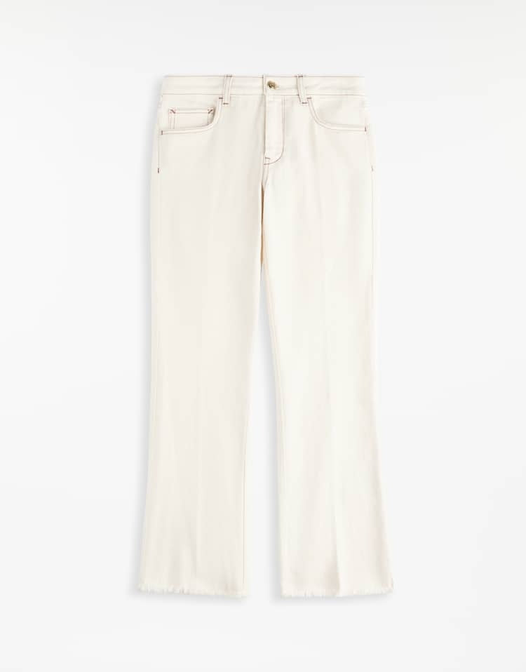 Pantaloni 5 Tasche donna in Denim NTW8650520LVTY B011 FAY