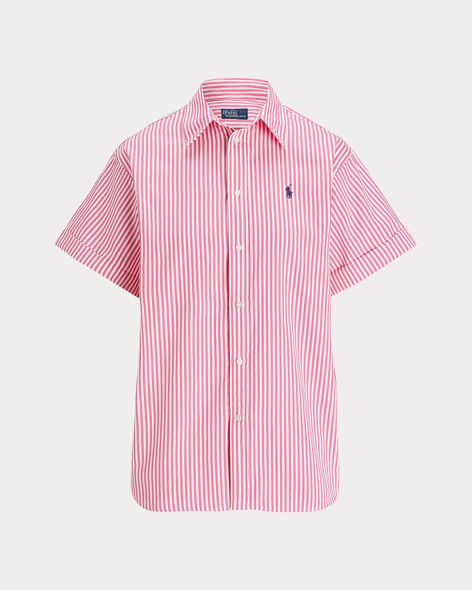 Camicia a righe Oversize-Fit<BR/> 211968224 002 RALPH LAUREN