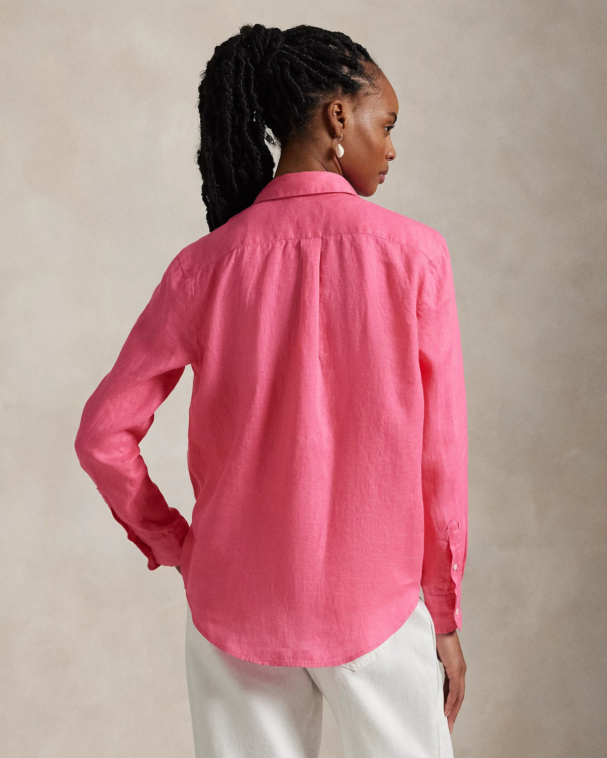 Camicia in lino Classic-Fit<BR/> 211970730 007 RALPH LAUREN