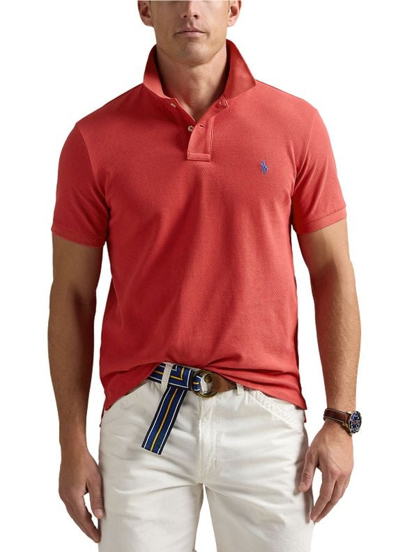 Polo in piqué Slim-Fit<BR/> 710536856 443 RALPH LAUREN