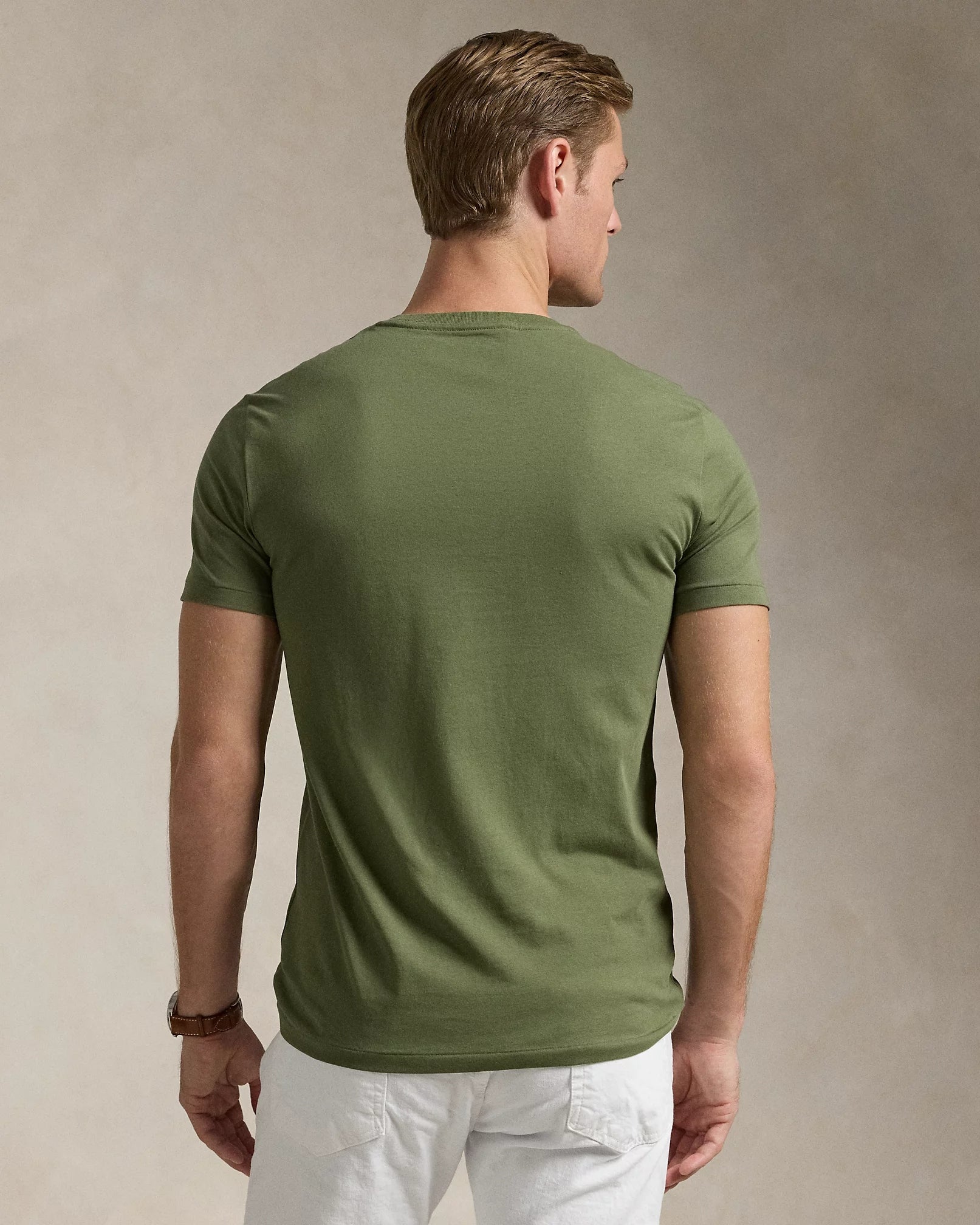 Maglietta in jersey di cotone<BR/> 710671438 389 RALPH LAUREN