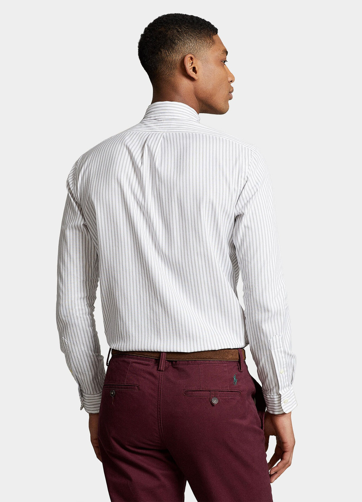Camicia uomo con motivo a righe 710886462 001 RALPH LAUREN
