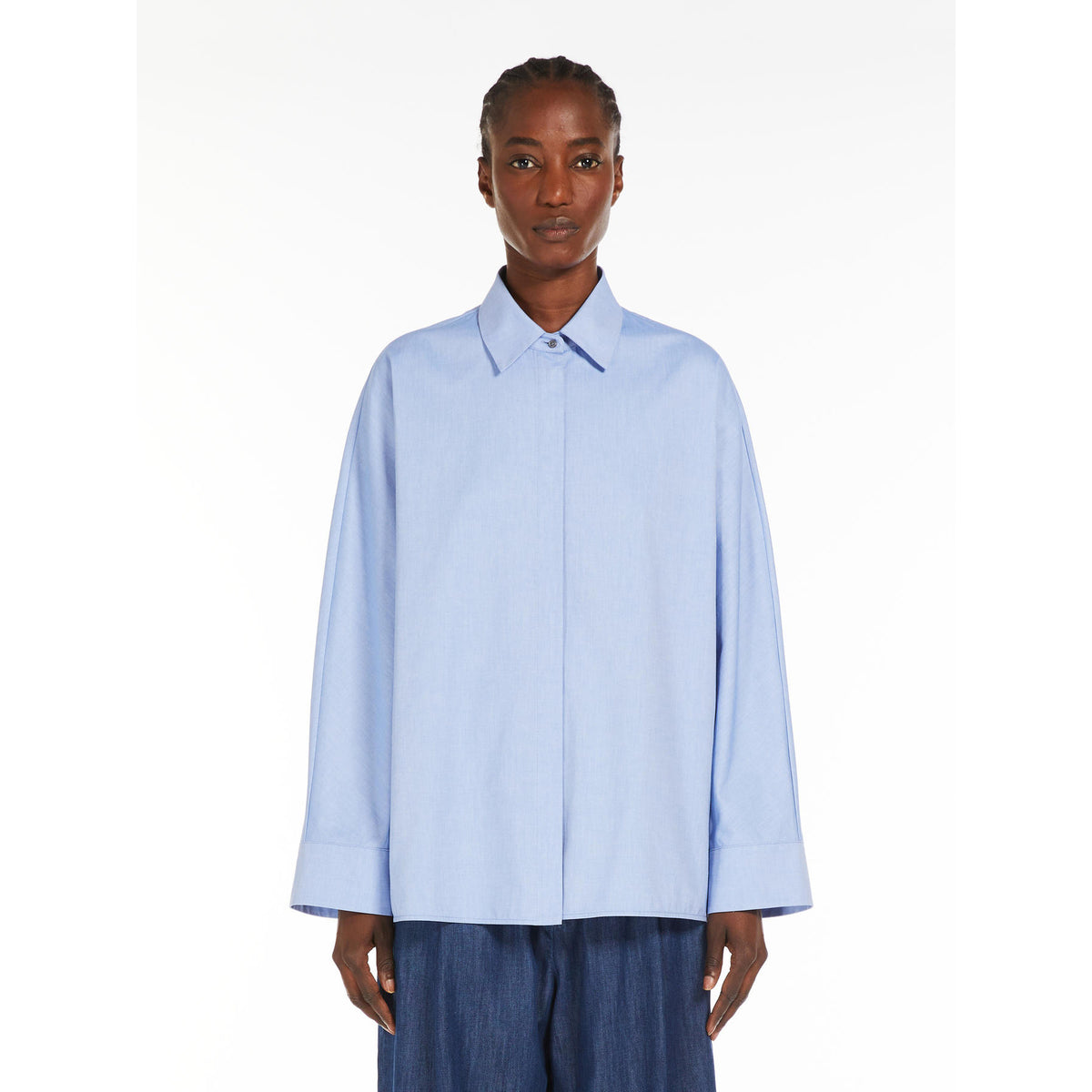 Camicia donna oxford in puro cotone CONERO 001 S MAX MARA