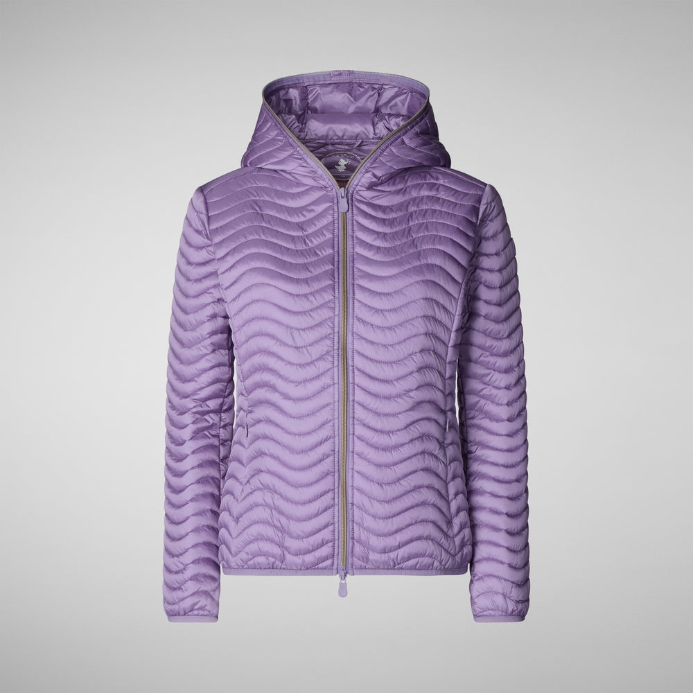 Piumino donna in tessuto tecnico con cappuccio Melody D32197W 80042 SAVE THE DUCK