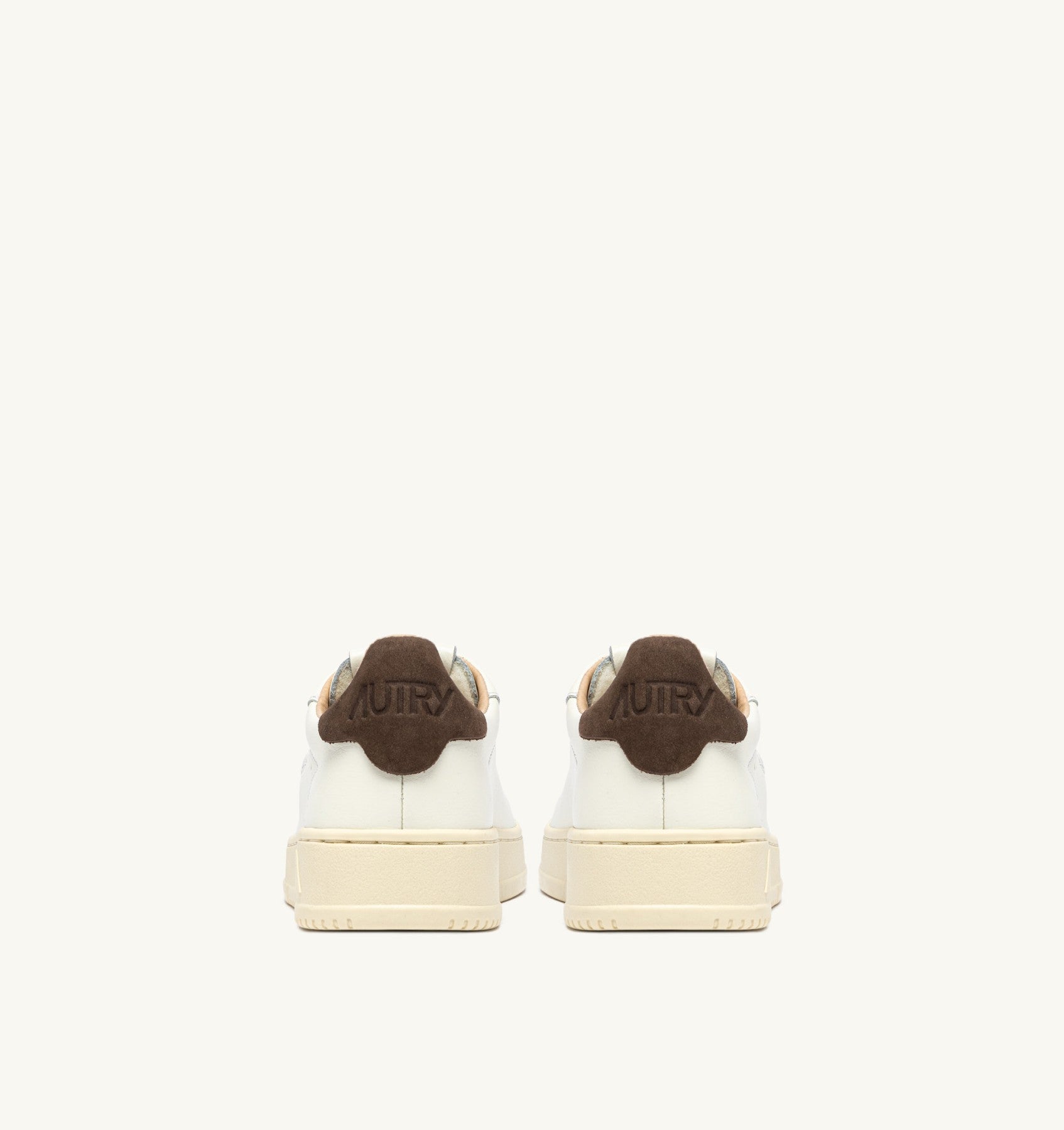 SNEAKERS DALLAS LOW IN PELLE TEAK E MARSHMALLOW ADLM MR22 AUTRY ACTION SHOES