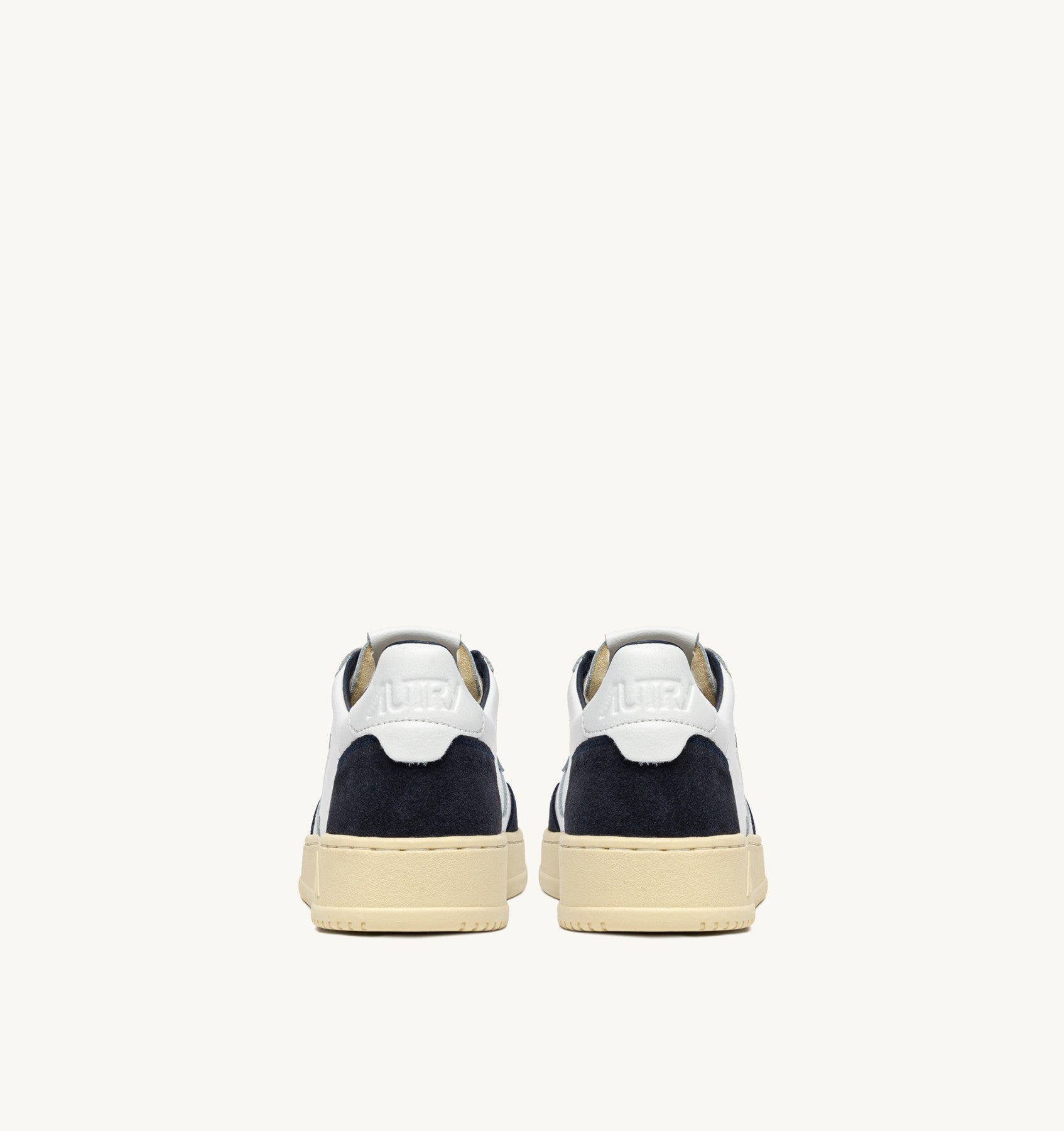 SNEAKERS MEDALIST LOW IN PELLE BIANCA E SUEDE OCEANO AULM FT07 AUTRY ACTION SHOES