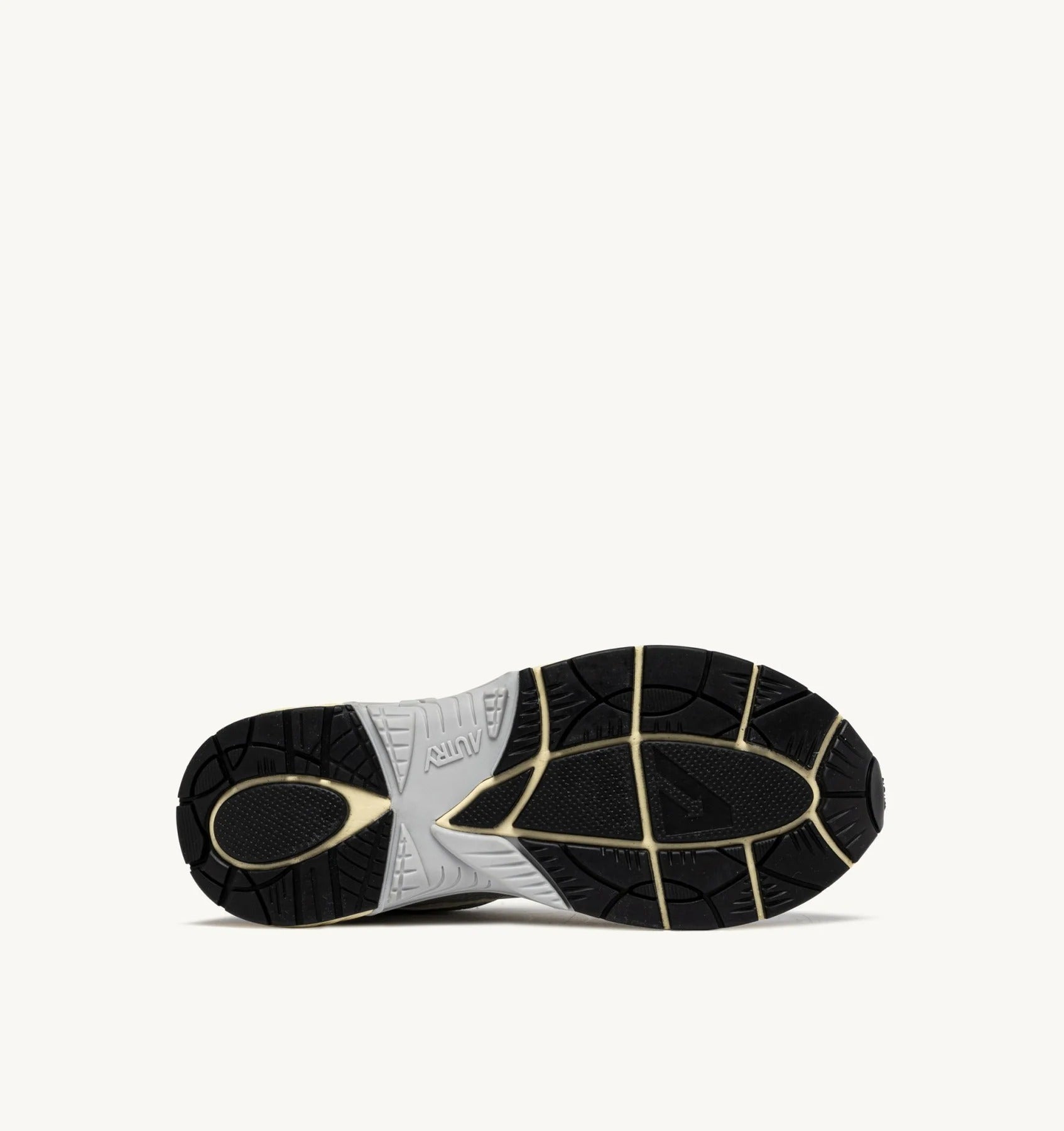 SNEAKERS HYPERWAY IN PELLE SINTETICA E MESH BIANCO ARGENTO E NERO<BR/> HYLM MV03 AUTRY ACTION SHOES