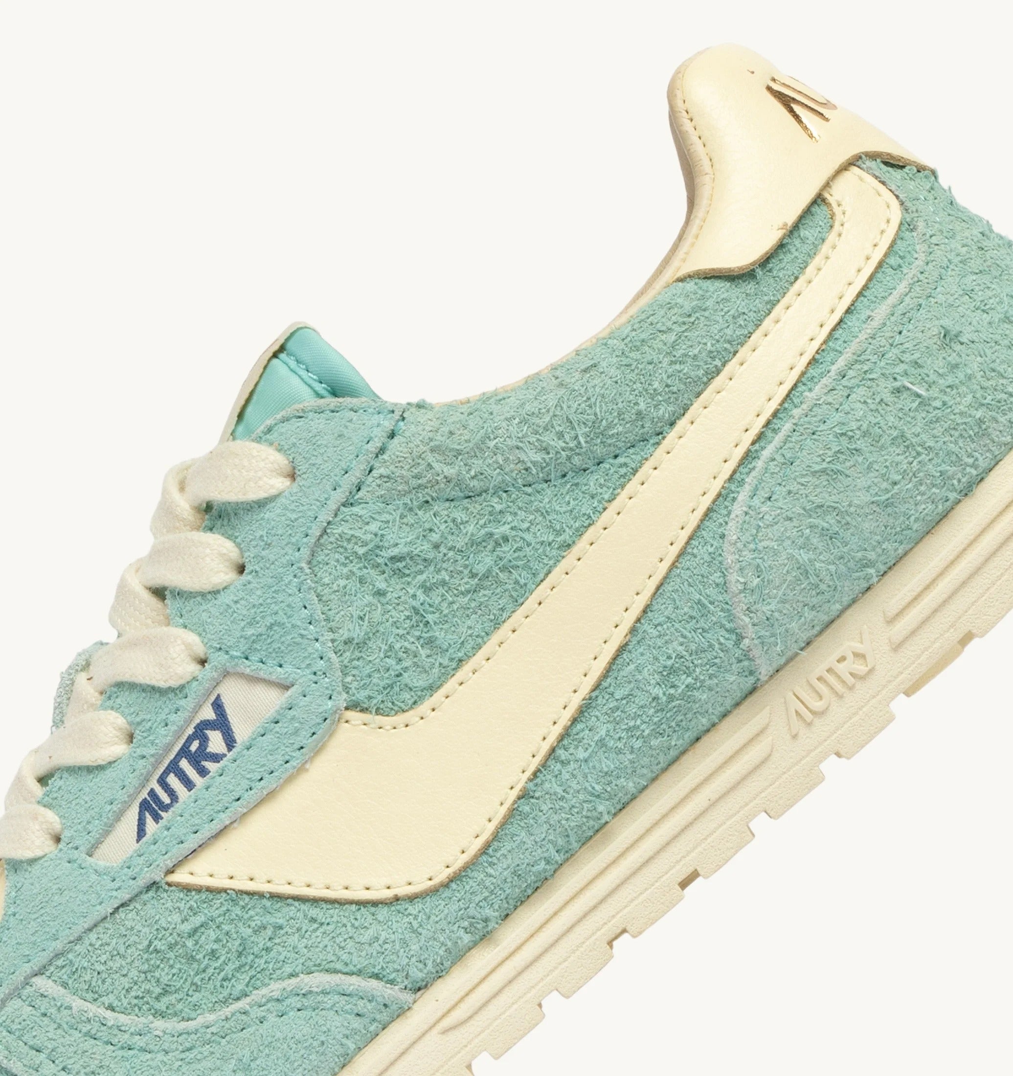 SNEAKERS WINDSPIN IN SUEDE E PELLE JASMINE E RUTABAGA<BR/> WSLW UB32 AUTRY ACTION SHOES