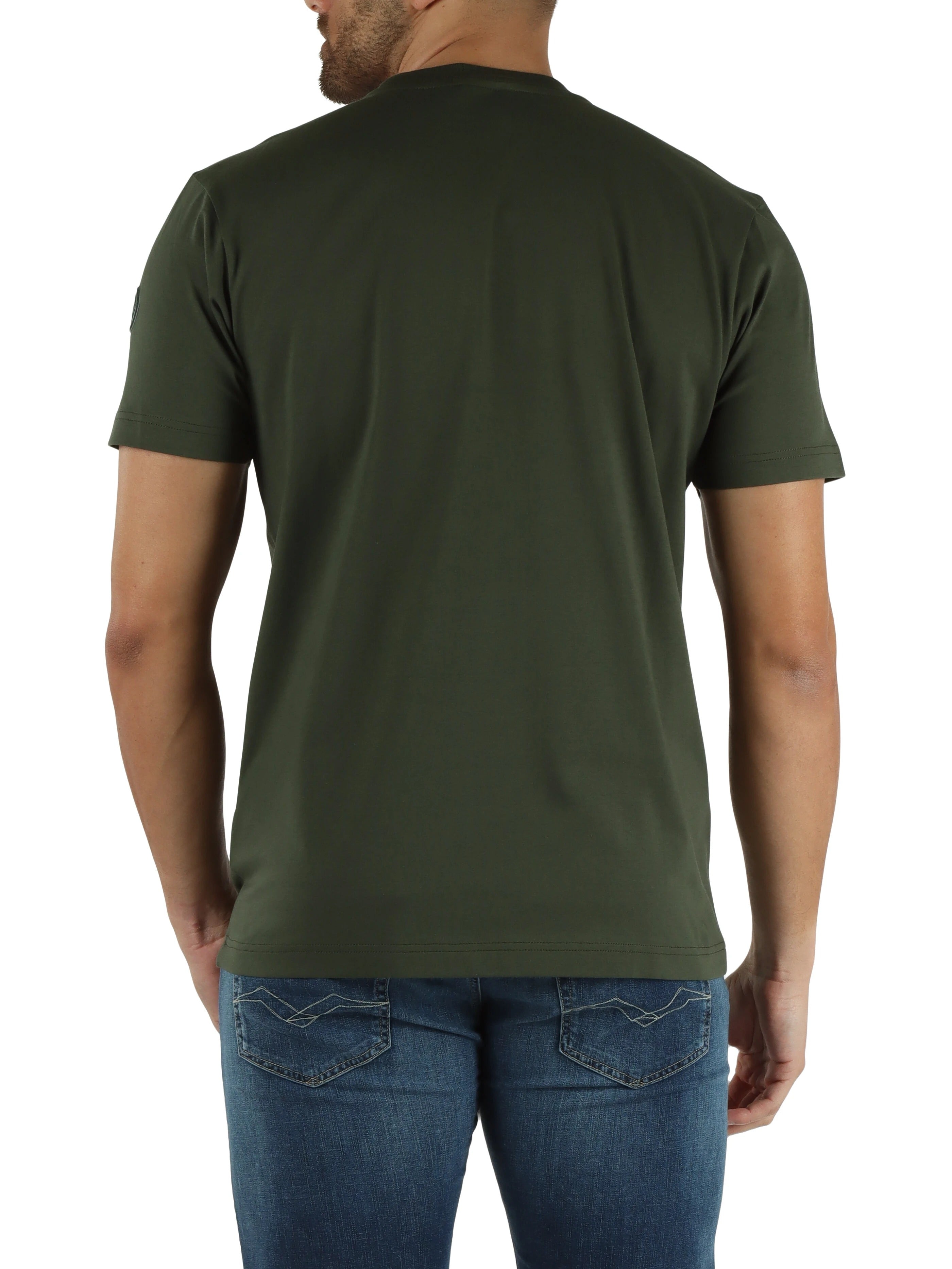 T-shirt girocollo in cotone<BR/> 75296SH 769 COLMAR
