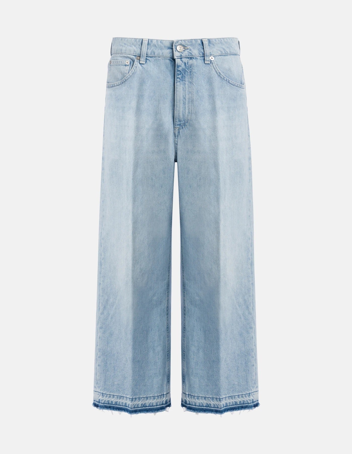 Jeans Tami wide leg in denim fisso<BR/> DP770DFE286DMA7O 800 DONDUP