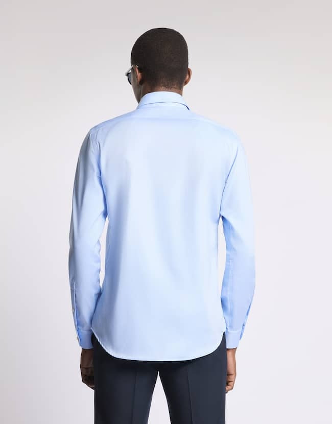 Camicia in Cotone Oxford<BR/> NCMA1522590PJV U010 FAY