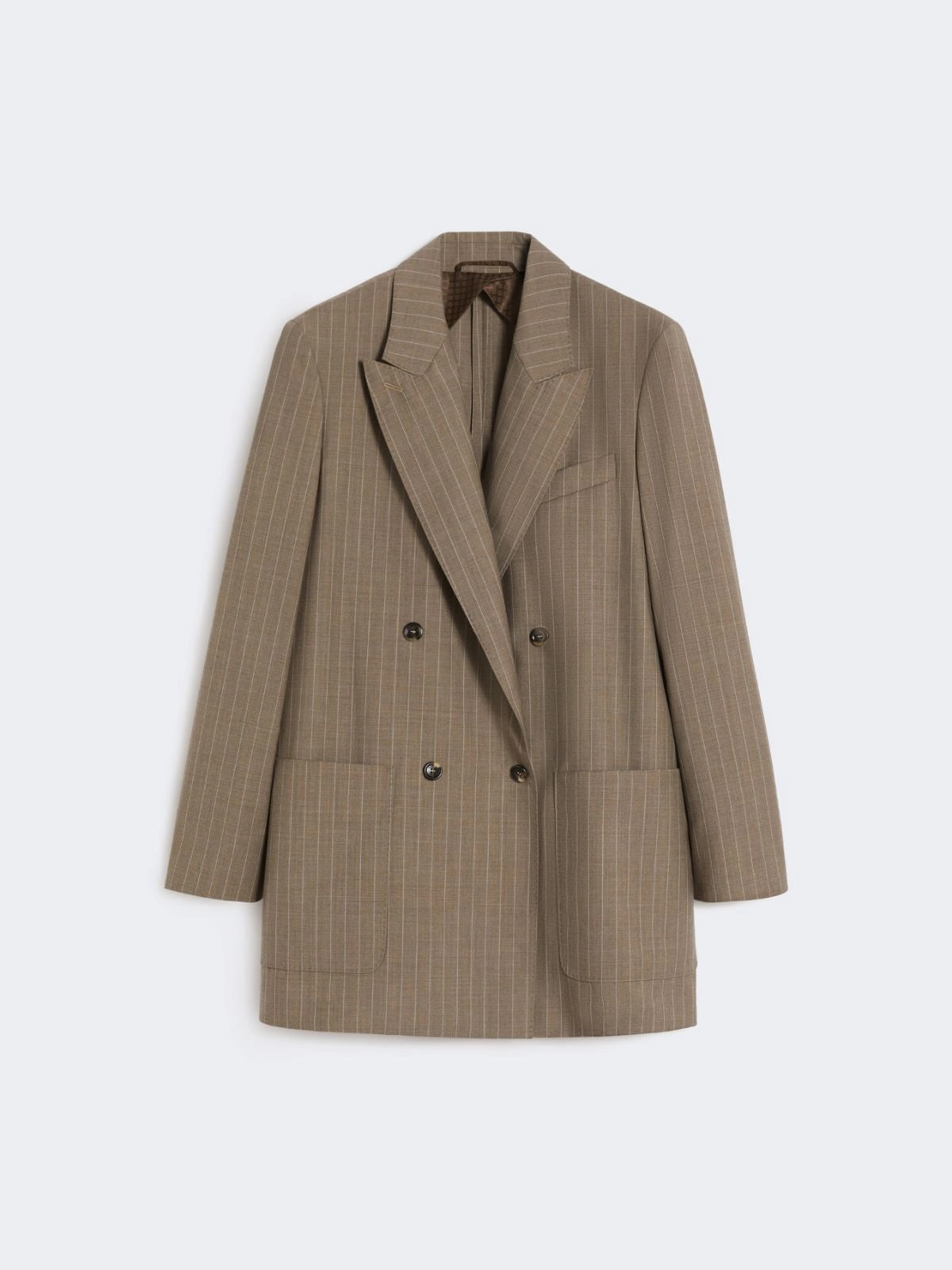 MXMACCIAIO<BR/>Blazer over in tela di lana gessata MXMACCIAIO 001 MAX MARA