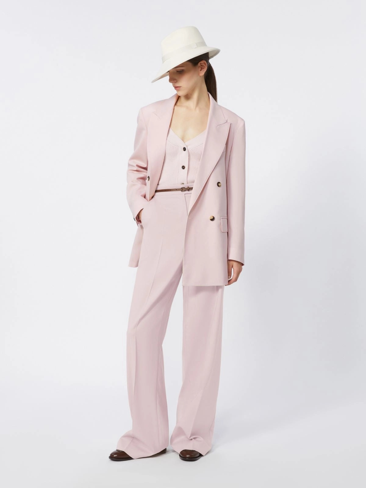 MXMGIRONE<BR/>Pantalone in lana, mohair e seta MXMGIRONE 022 MAX MARA