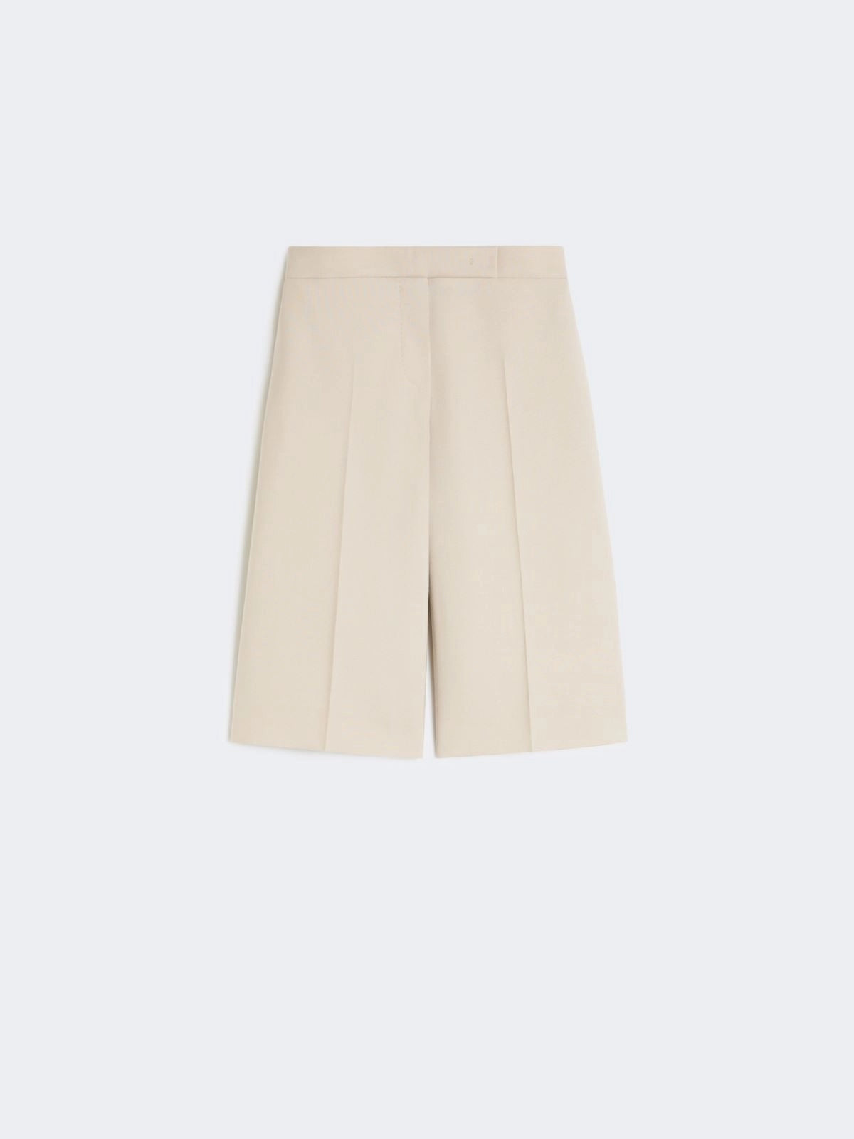 Bermuda in tela di lana, mohair e seta - Sabbia<BR/> MXSUMILE 006 MAX MARA SFILATA