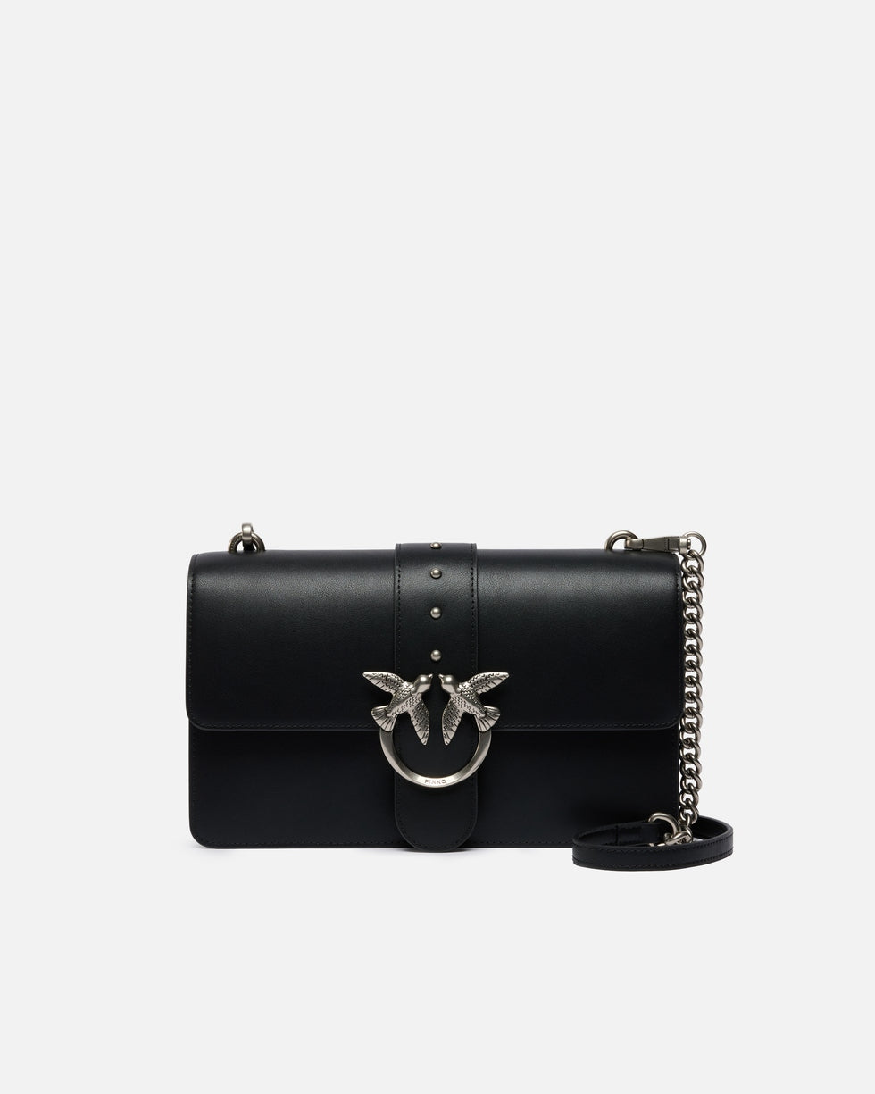 Borsa a mano media Love Bag One in pelle<BR/> 105857A0F1 Z99O PINKO