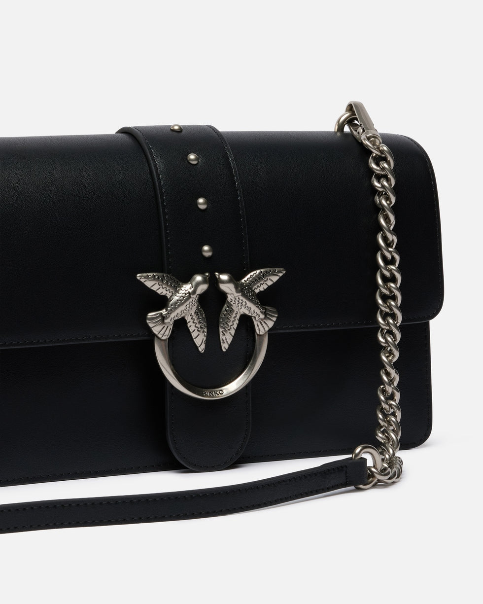 Borsa a mano media Love Bag One in pelle<BR/> 105857A0F1 Z99O PINKO
