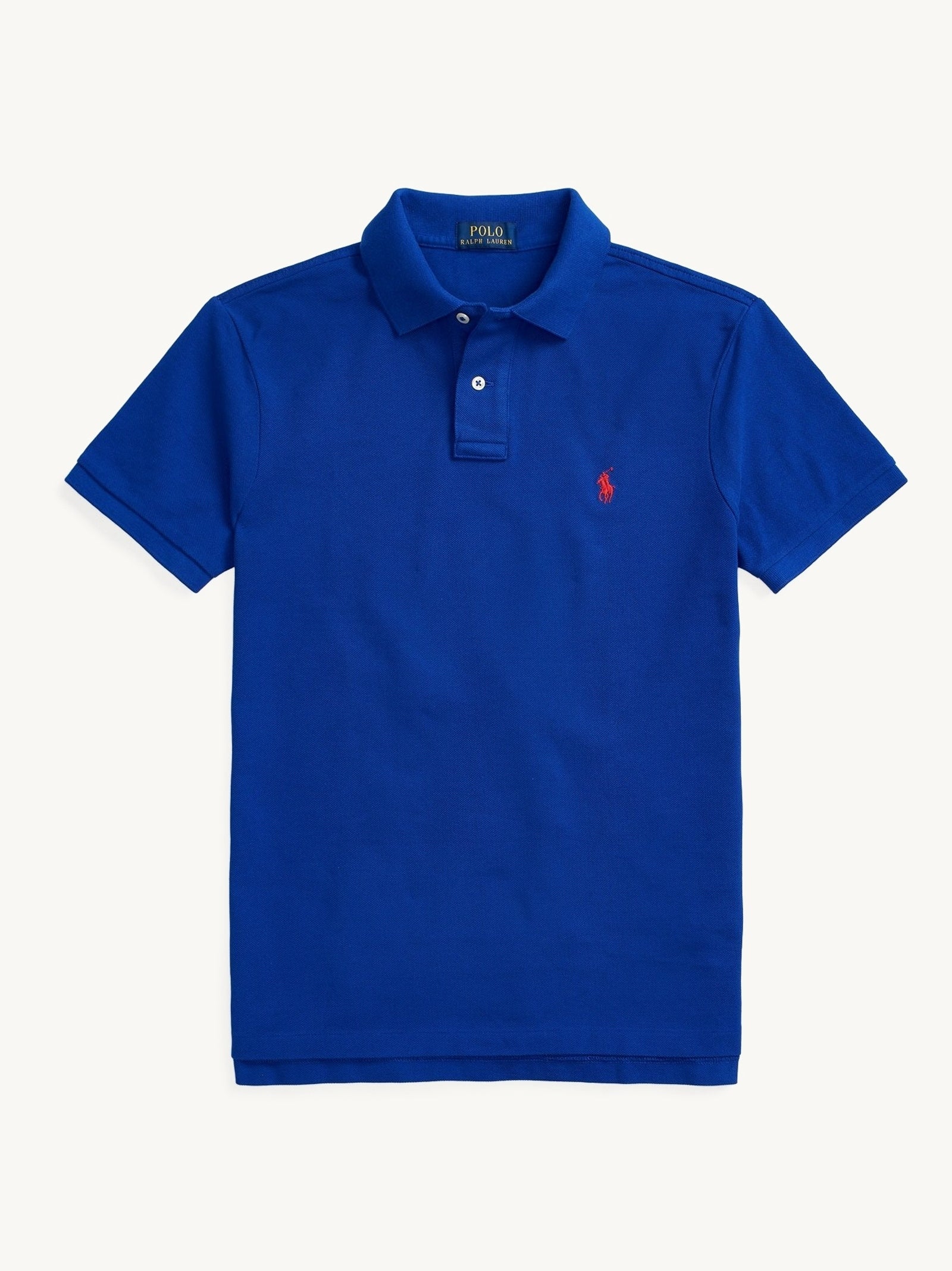 Polo uomo in cotone di piqué 710795080 001 RALPH LAUREN