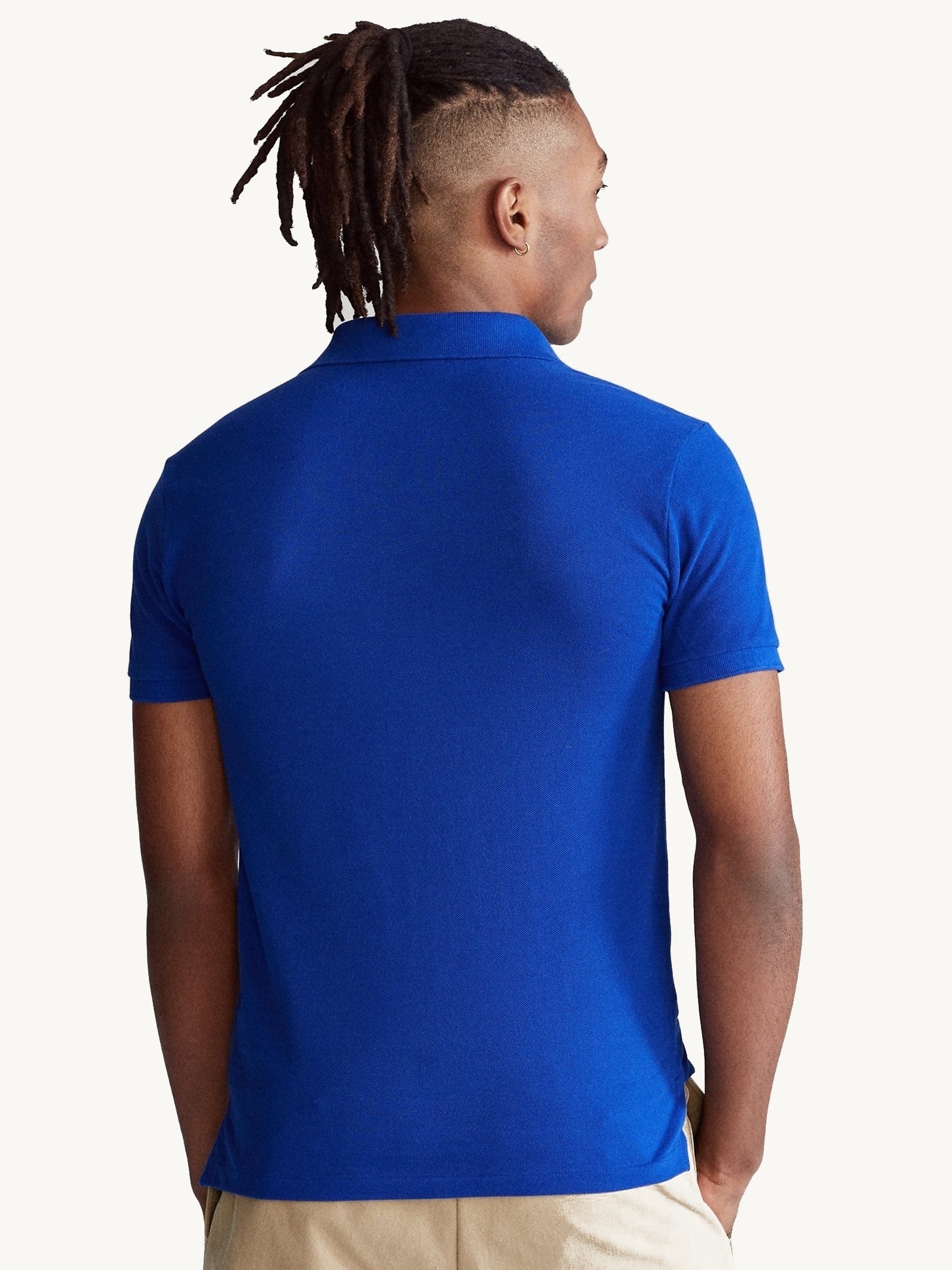 Polo uomo in cotone di piqué 710795080 001 RALPH LAUREN