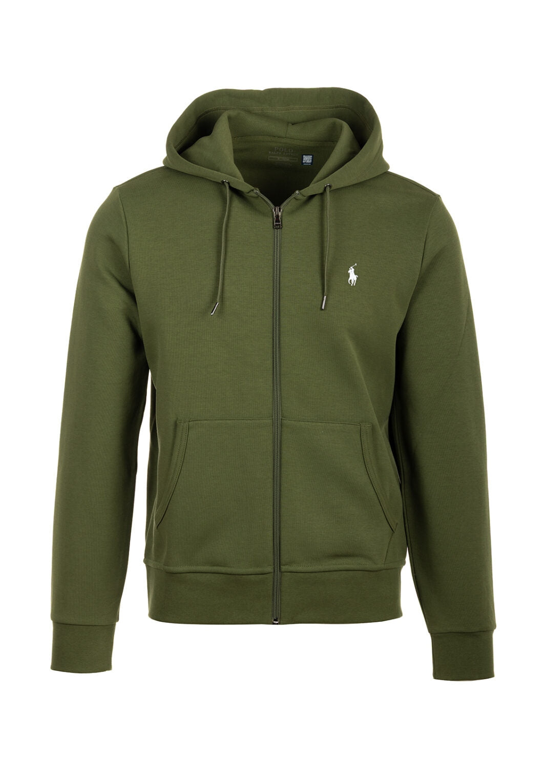 Felpa con cappuccio e cerniera in misto cotone 710881517 503 RALPH LAUREN