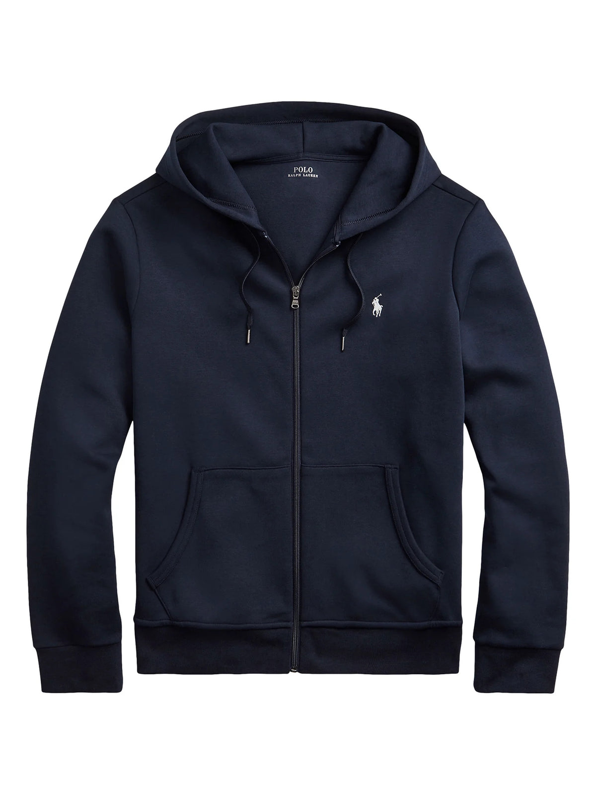 Felpa uomo in misto cotone con cappuccio e zip 710888282 002 RALPH LAUREN