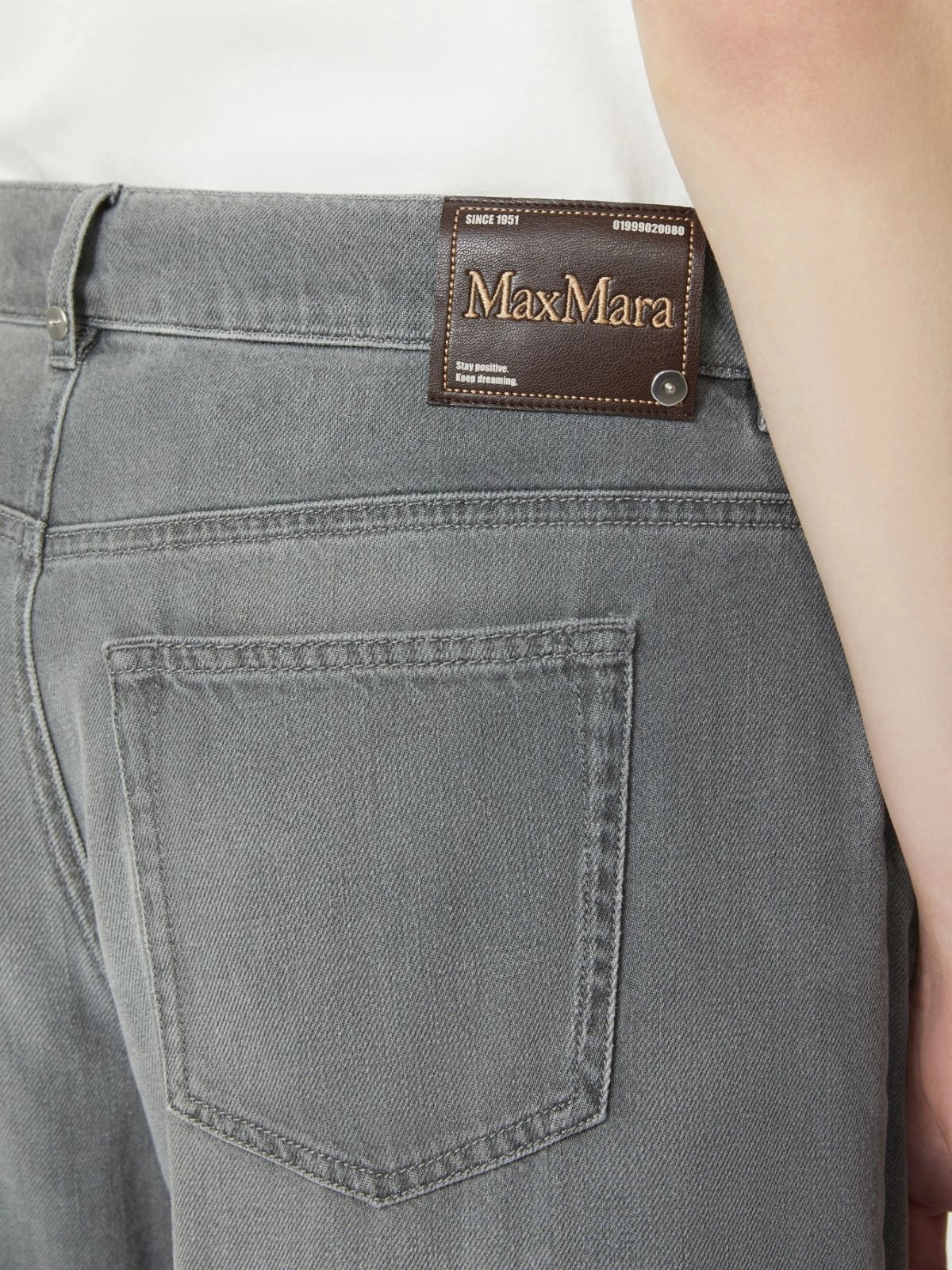 SMMALLEGRA<BR/>Jeans barrel leg in denim SMMALLEGRA 002 S MAX MARA