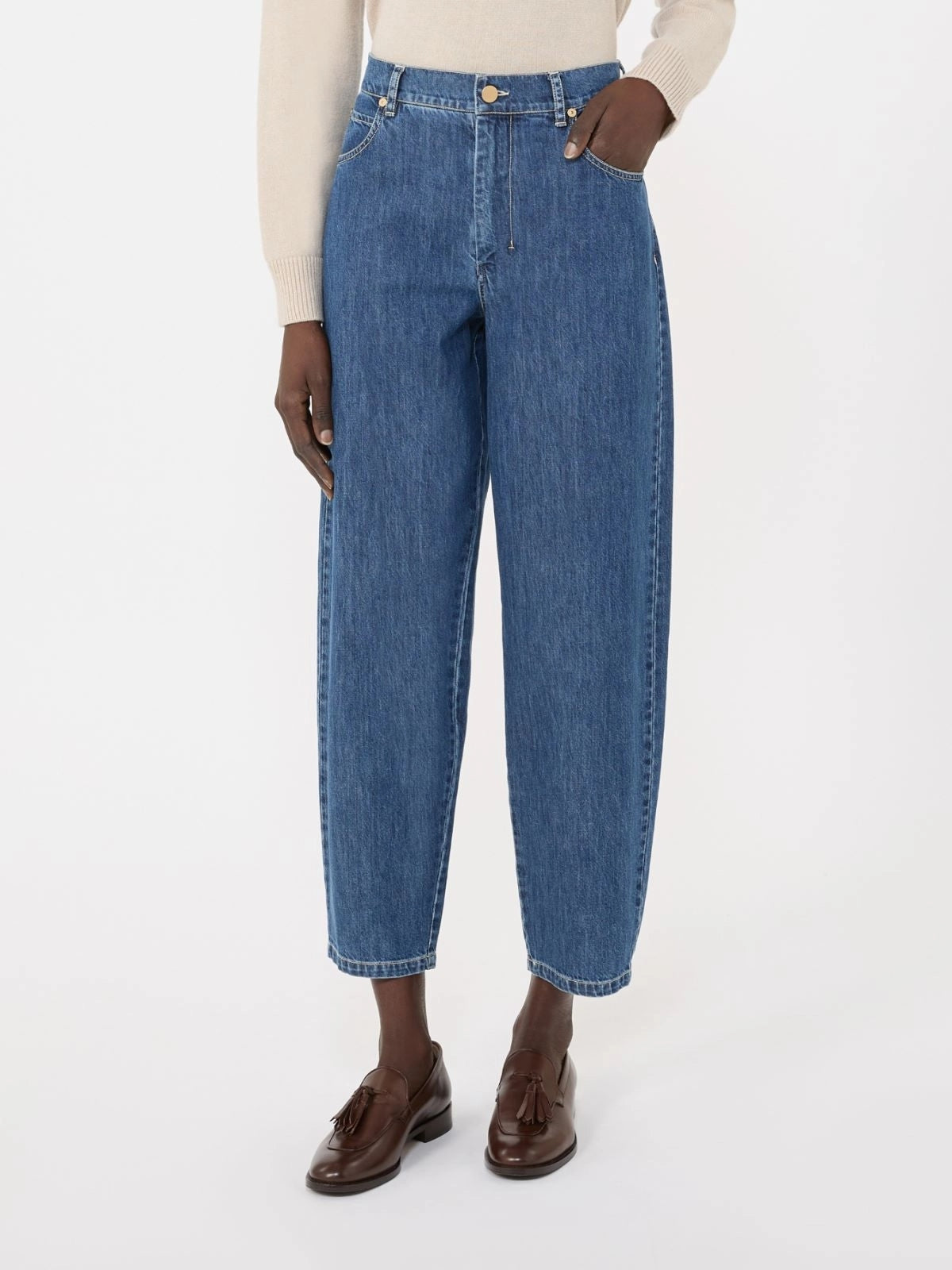 SMMASIA<BR/>Jeans candle leg in denim di cotone SMMASIA 002 S MAX MARA