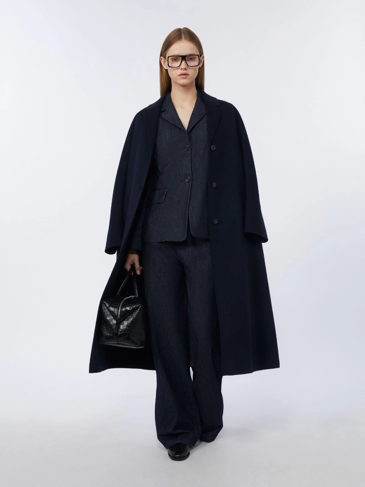 SMMLAVINIA<BR/>Jeans dritti in denim di cotone SMMLAVINIA 001 S MAX MARA