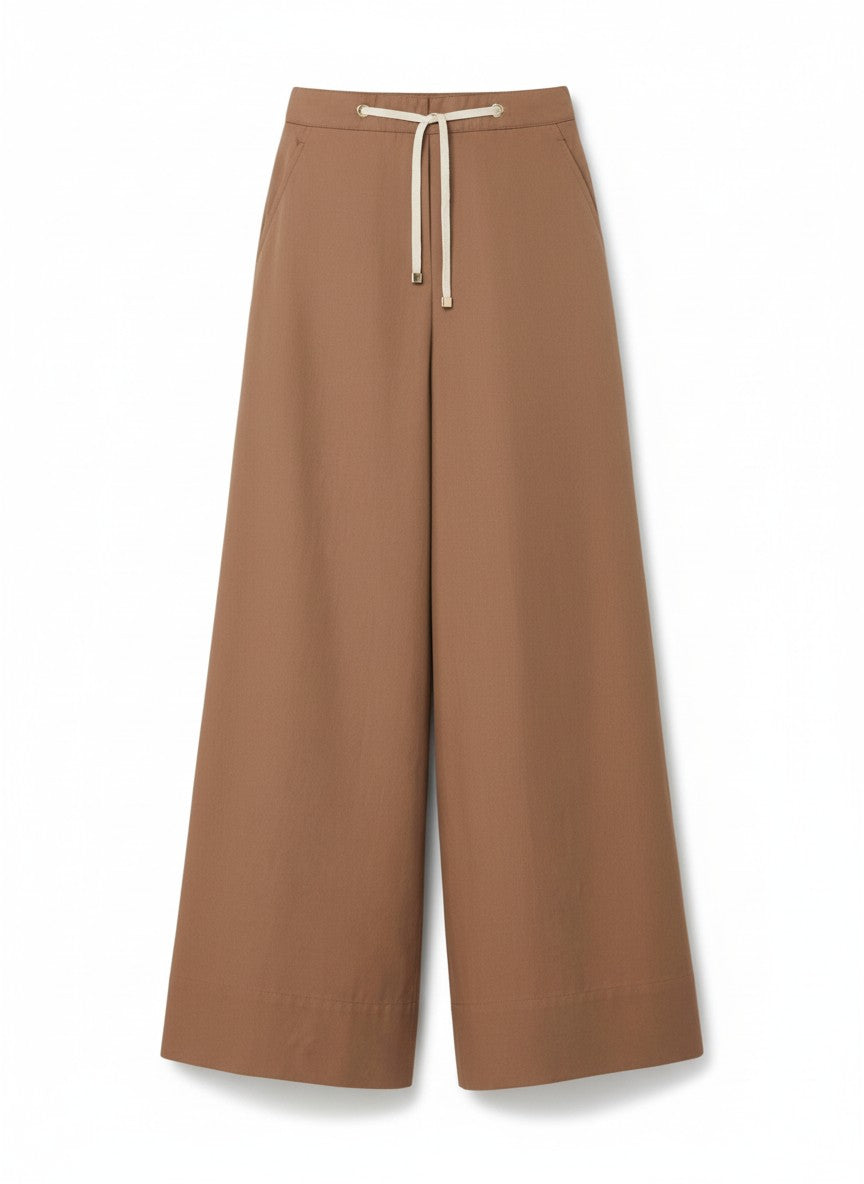 Pantalone in popeline con coulisse SMMGUFO 003 S MAX MARA 2