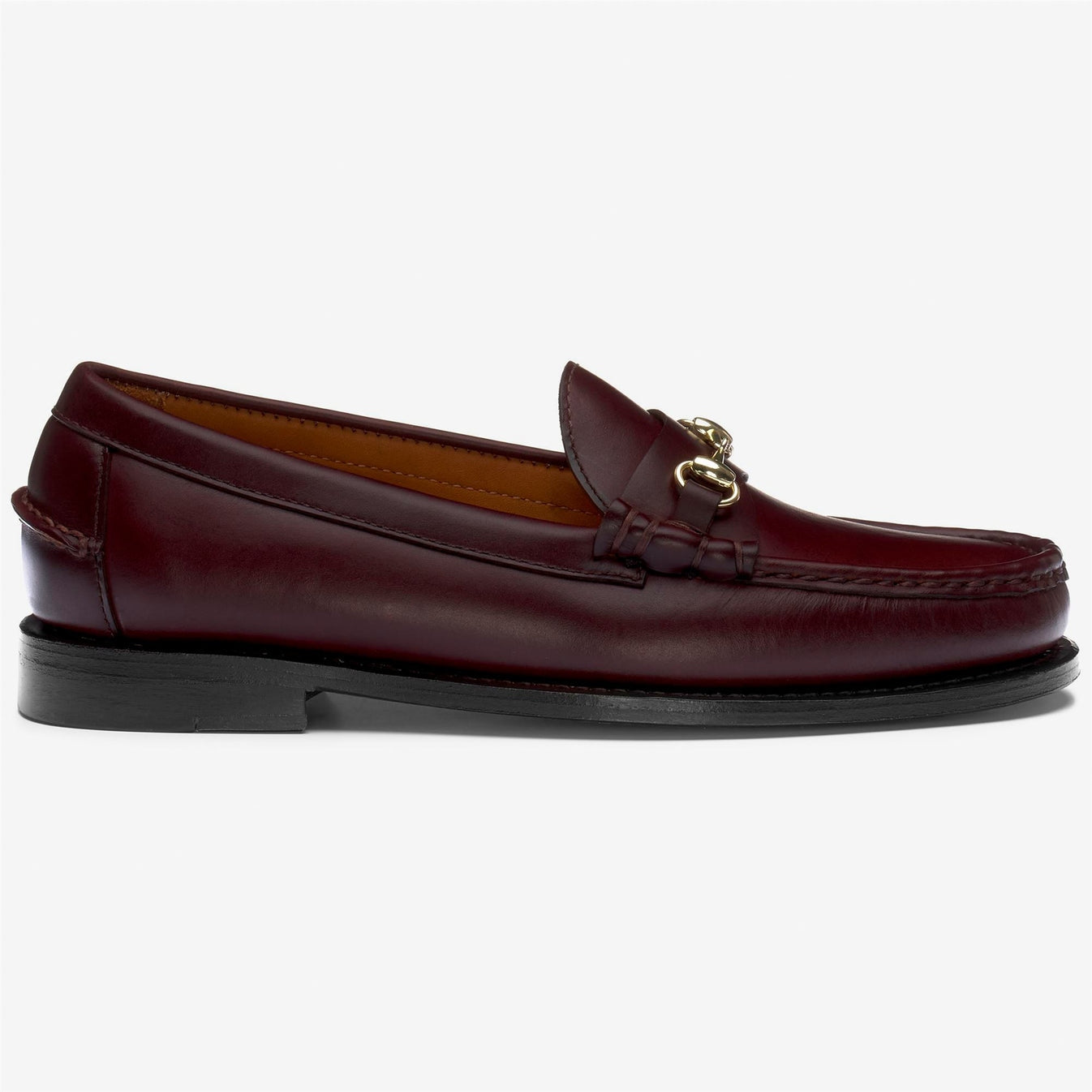 JOE MODENA WOMAN<BR/>Mocassino da donna in pelle marrone scuro con dettagli in metallo 741314W 901 SEBAGO