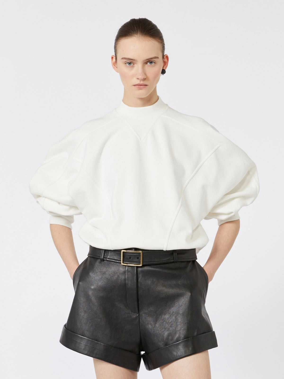 SPDEDITORE<BR/>Felpa in cotone stretch SPDEDITORE 001 SPORTMAX