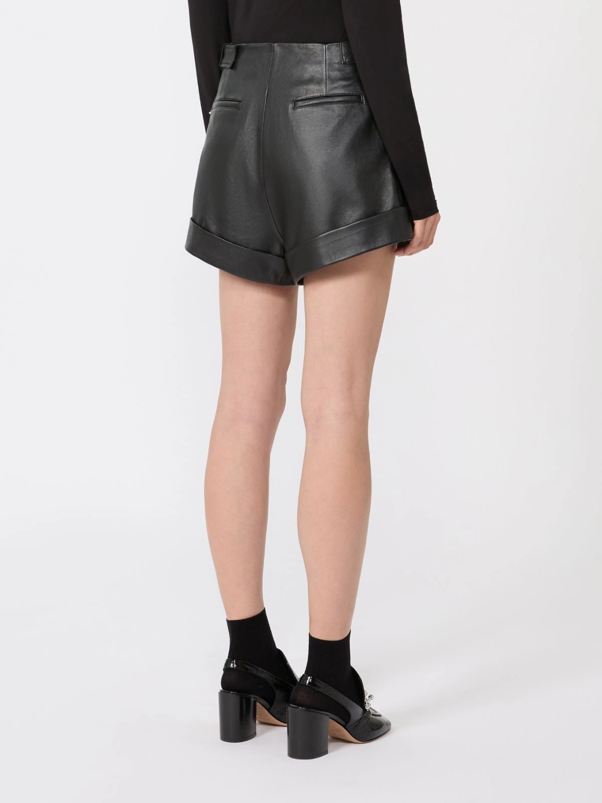 SPXVASAIO<BR/>Bermuda in pelle SPXVASAIO 002 SPORTMAX