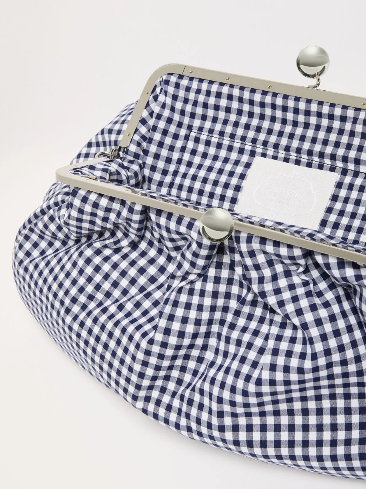 WKABETA<BR/>Pasticcino Bag large in cotone Vichy WKABETA 008 WEEKEND